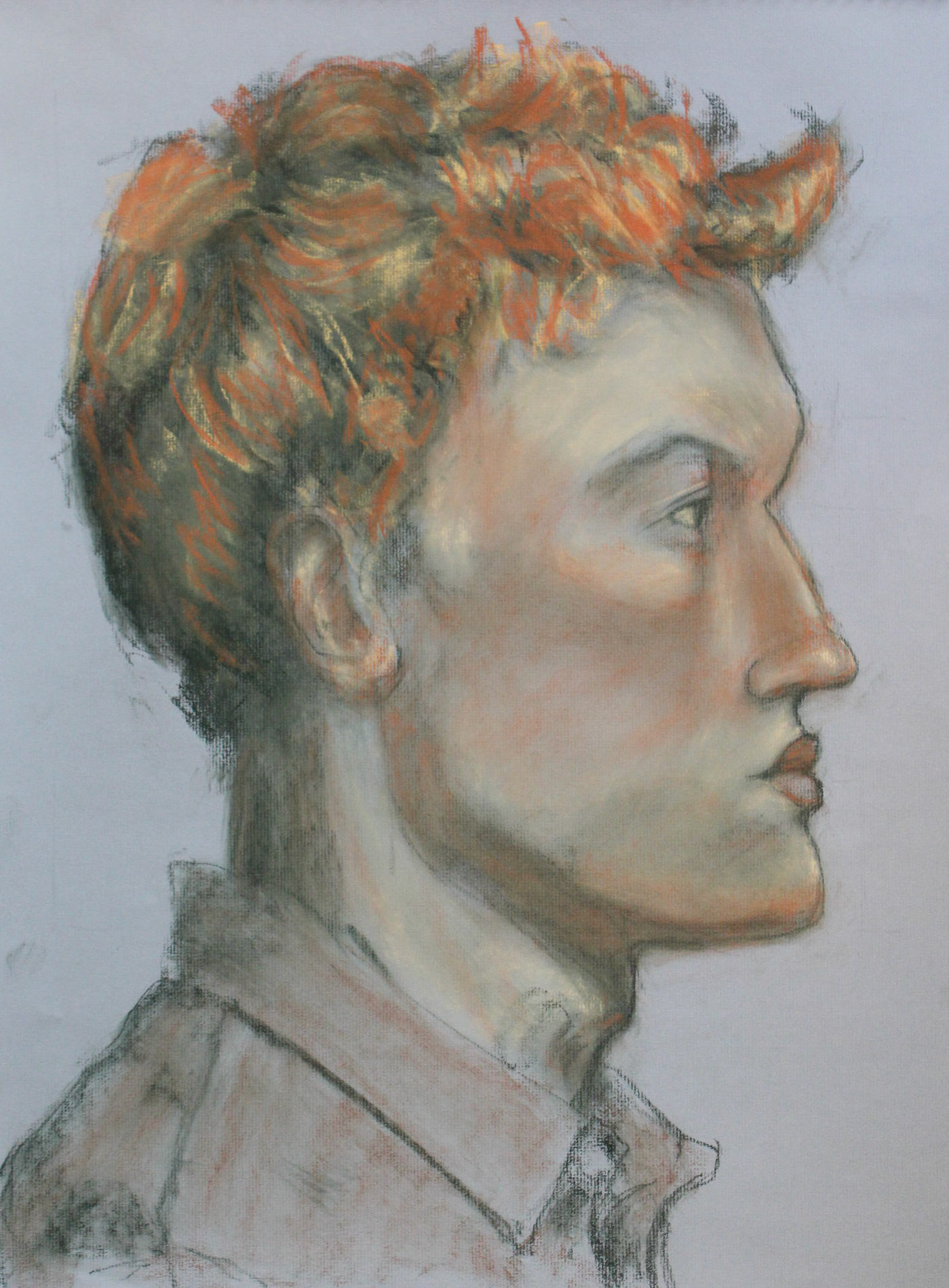 Pastel on Toned Paper / 18" x 24"