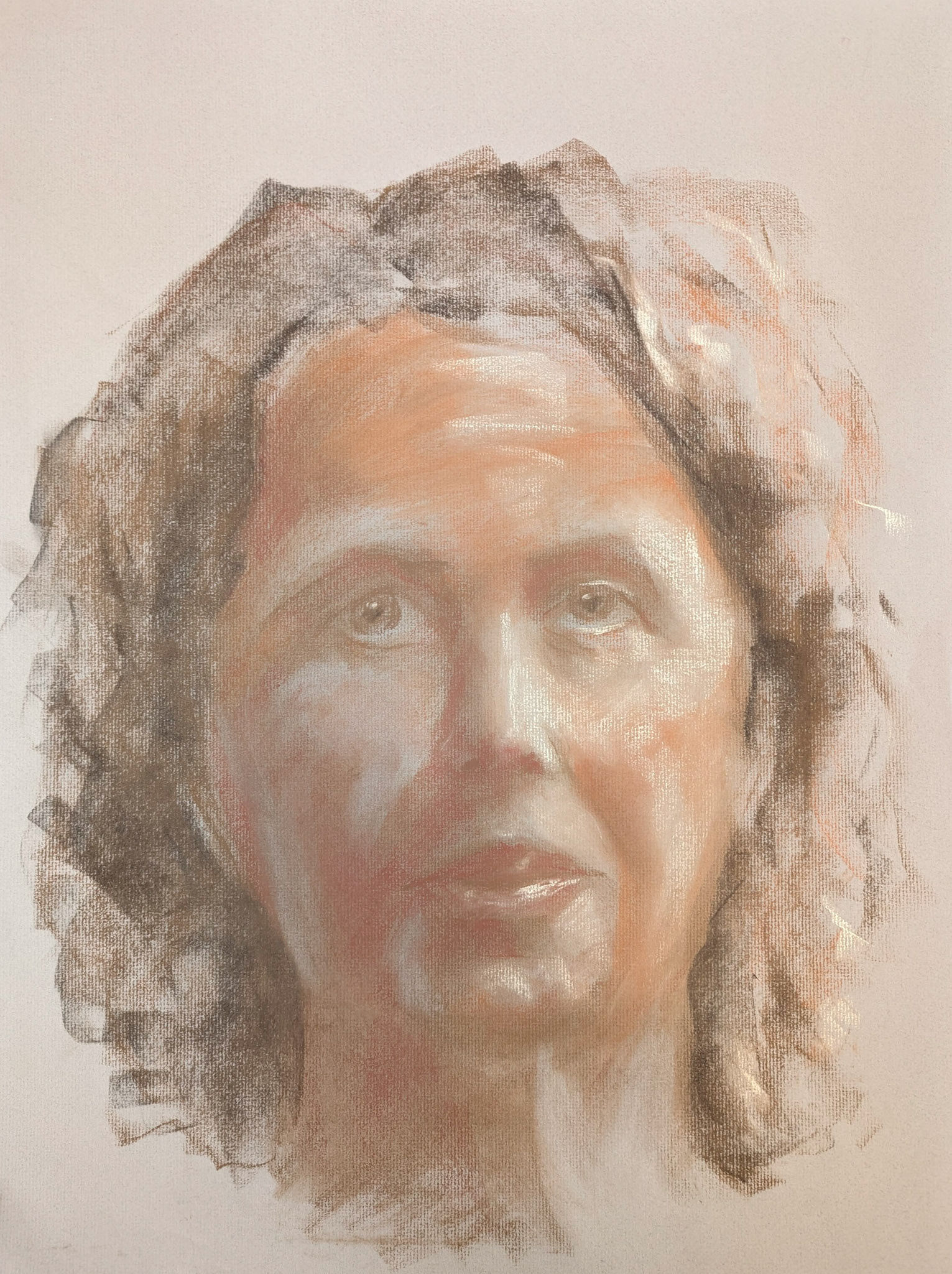 Pastel on Toned Paper / 18" x 24"