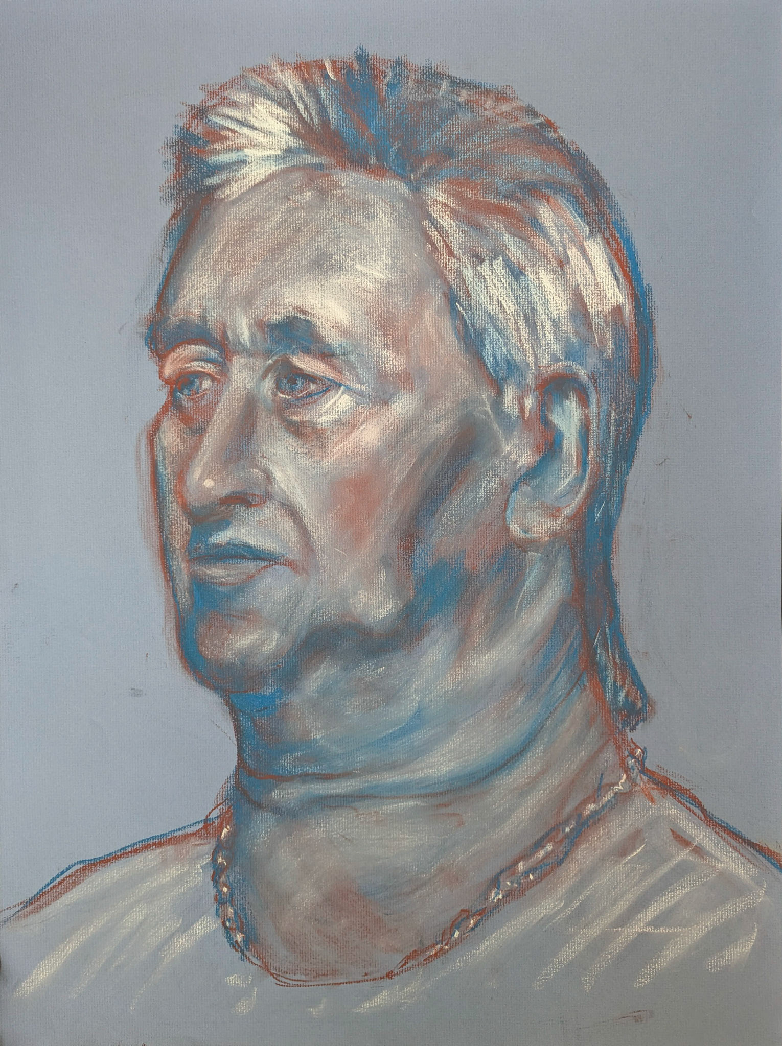 Pastel on Toned Paper / 18" x 24"