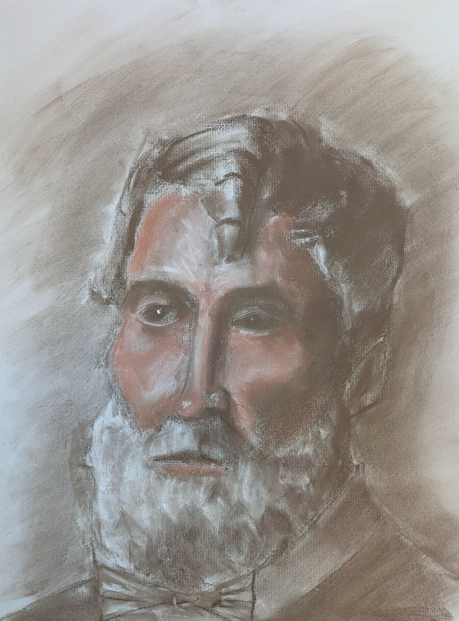 Pastel on Toned Paper / 18" x 24"