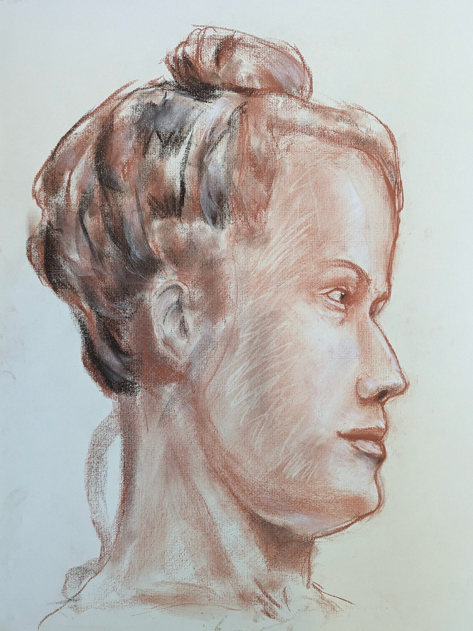 Pastel on Toned Paper / 18" x 24"