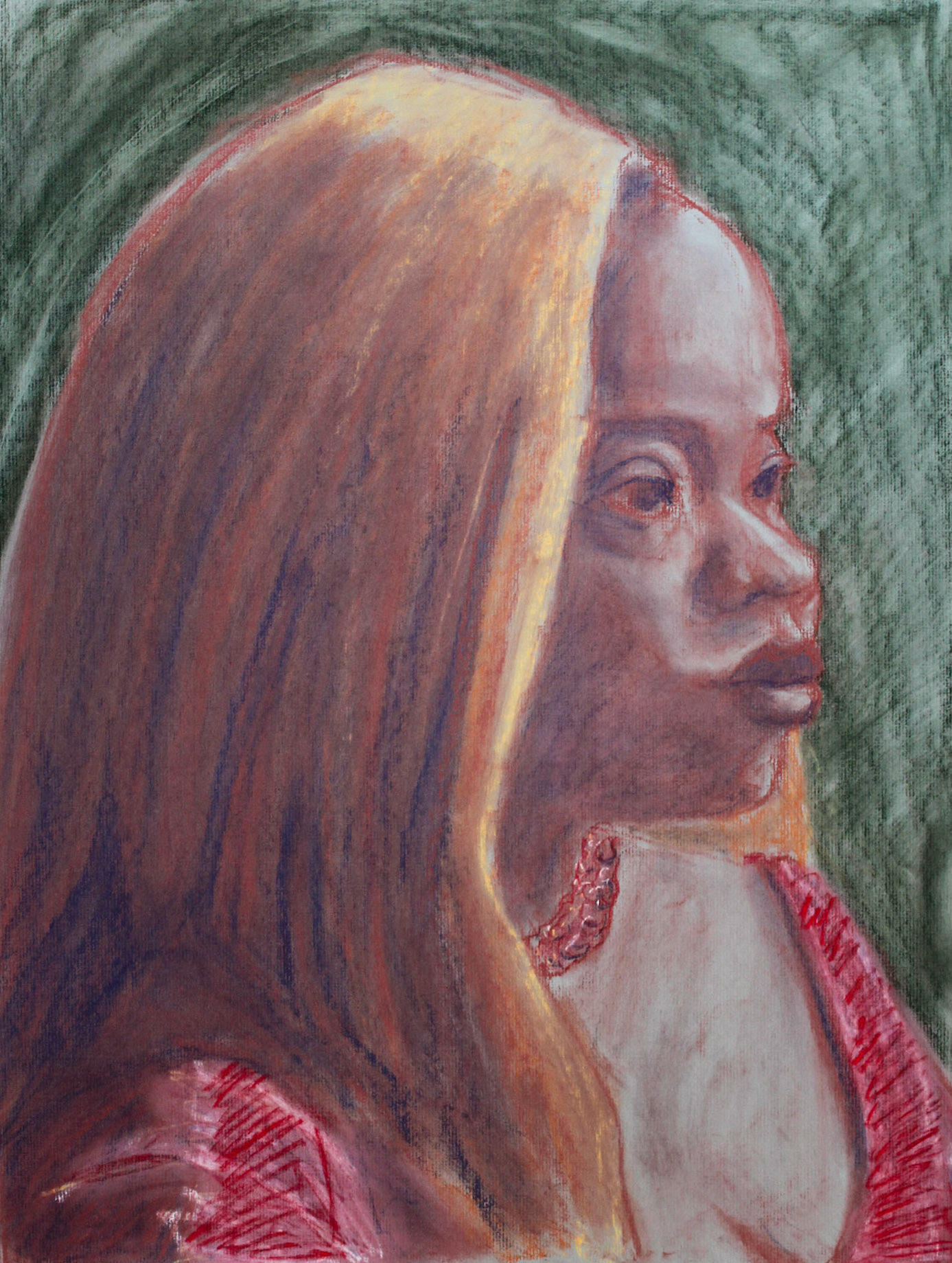 Pastel on Toned Paper / 18" x 24"