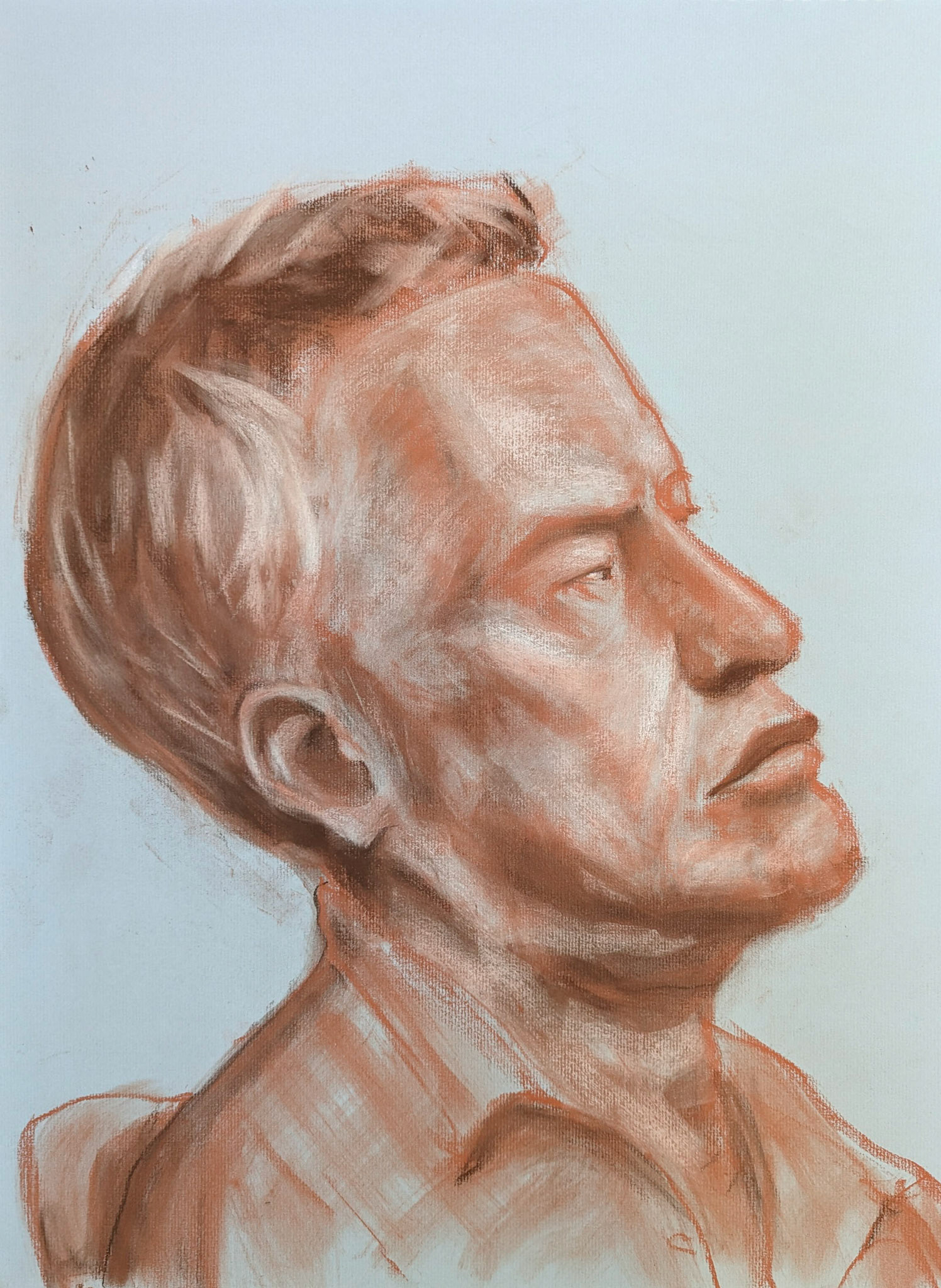 Pastel on Toned Paper / 18" x 24"