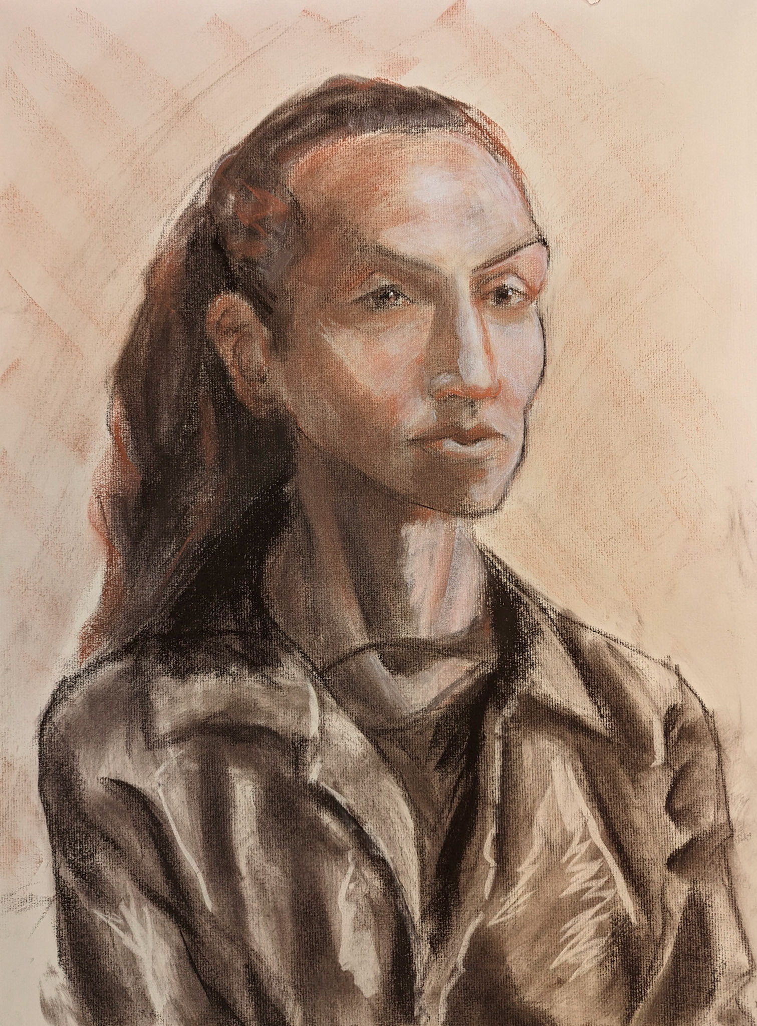 Pastel on Toned Paper / 18" x 24"