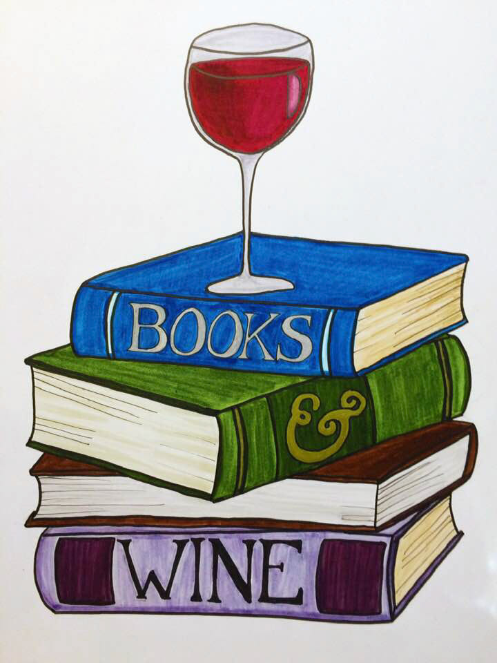 (2018) Logo concept for Wine & Books club