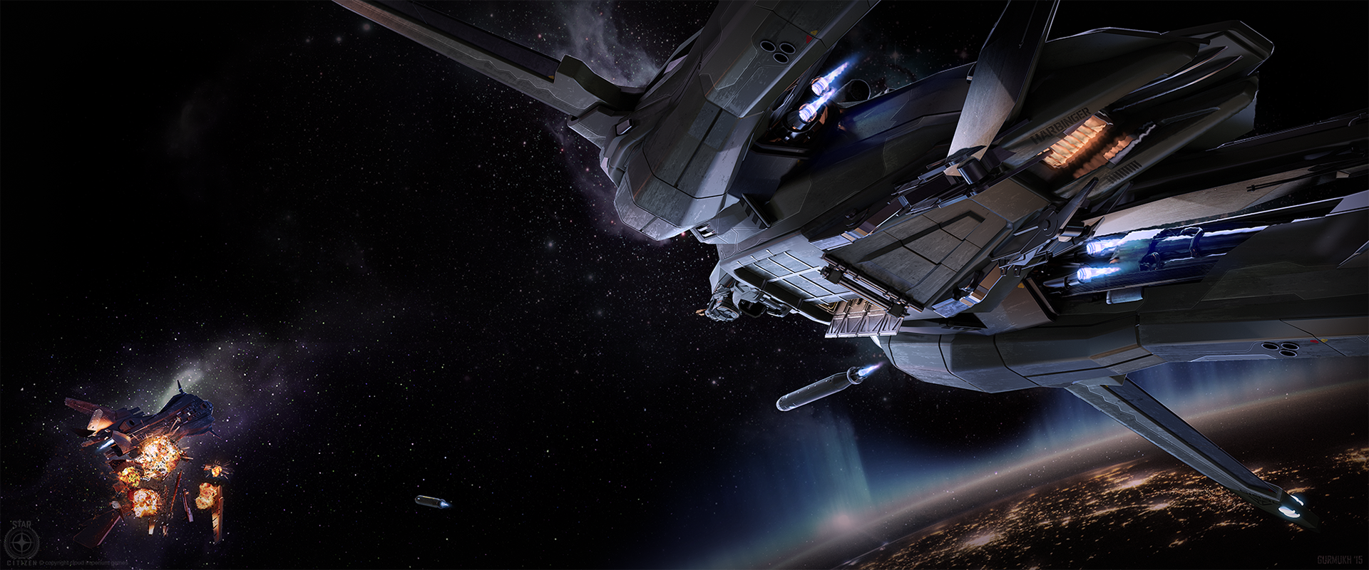 Star Citizen Spaceship Live Wallpaper