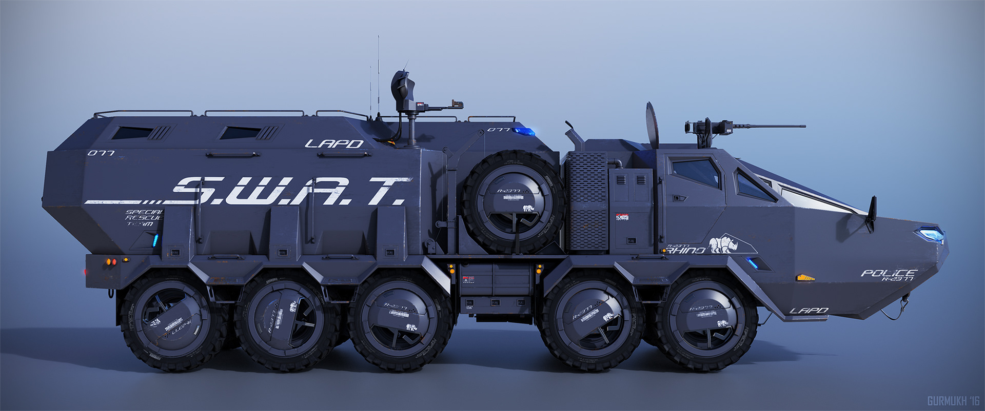 rhino hunter armored bus