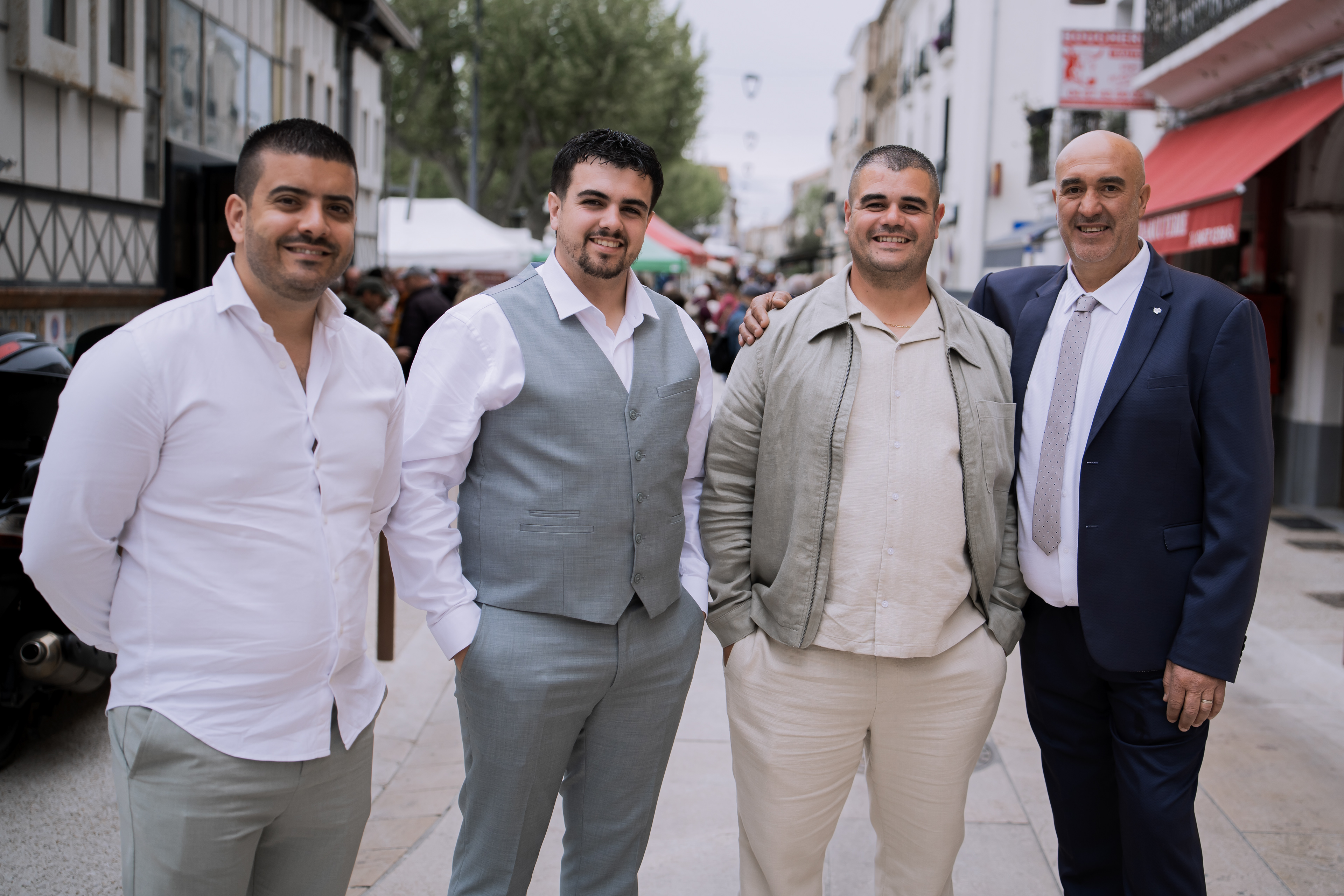 baptême église de Mèze famille réunie Hérault