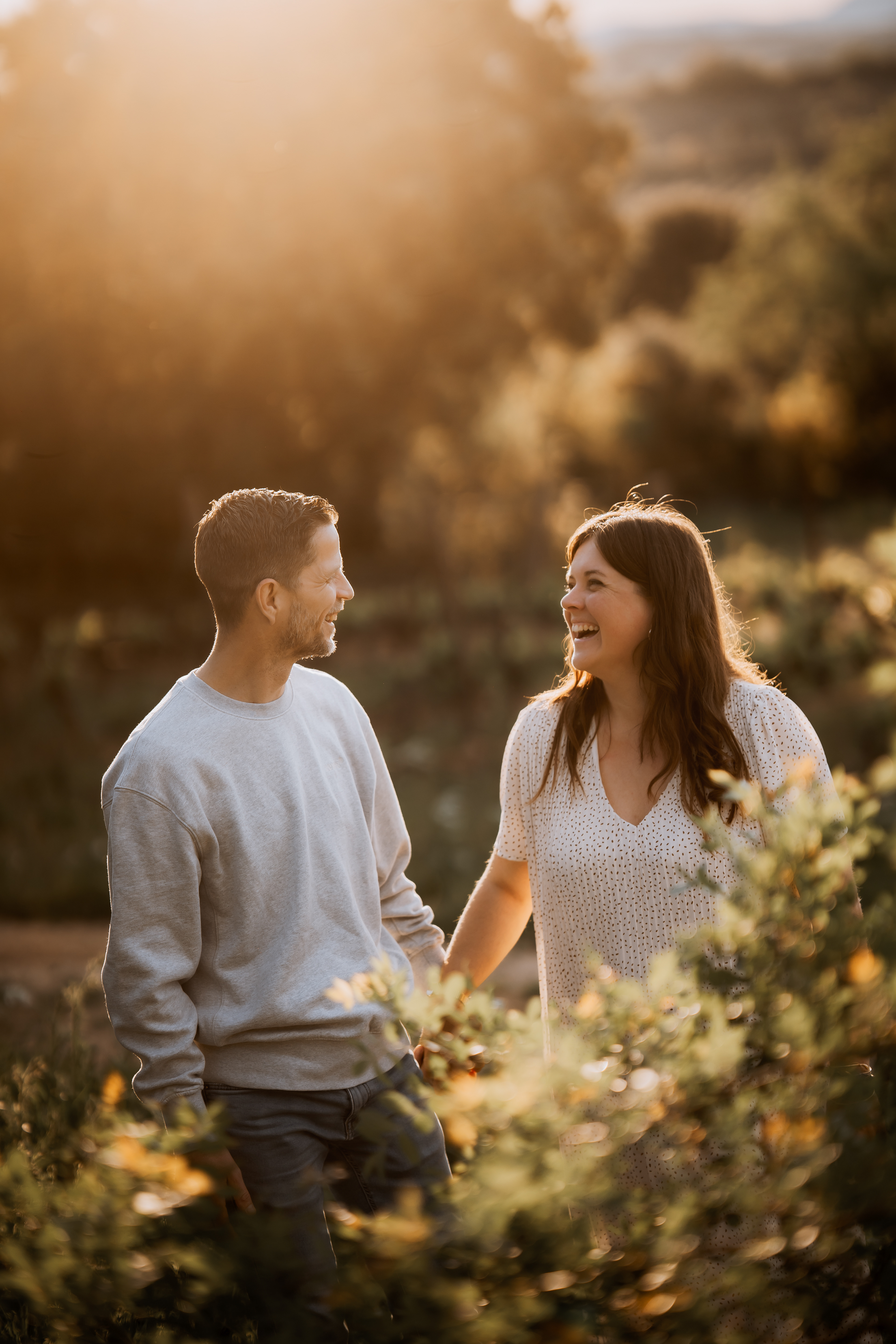 photo engagement domaine hospitaliers coucher soleil