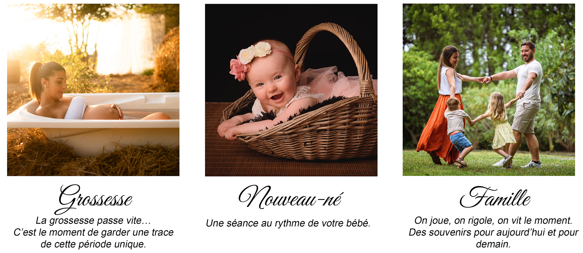 Séances photo grossesse, bébé et famille à Mèze dans l’Hérault – photographe famille et maternité