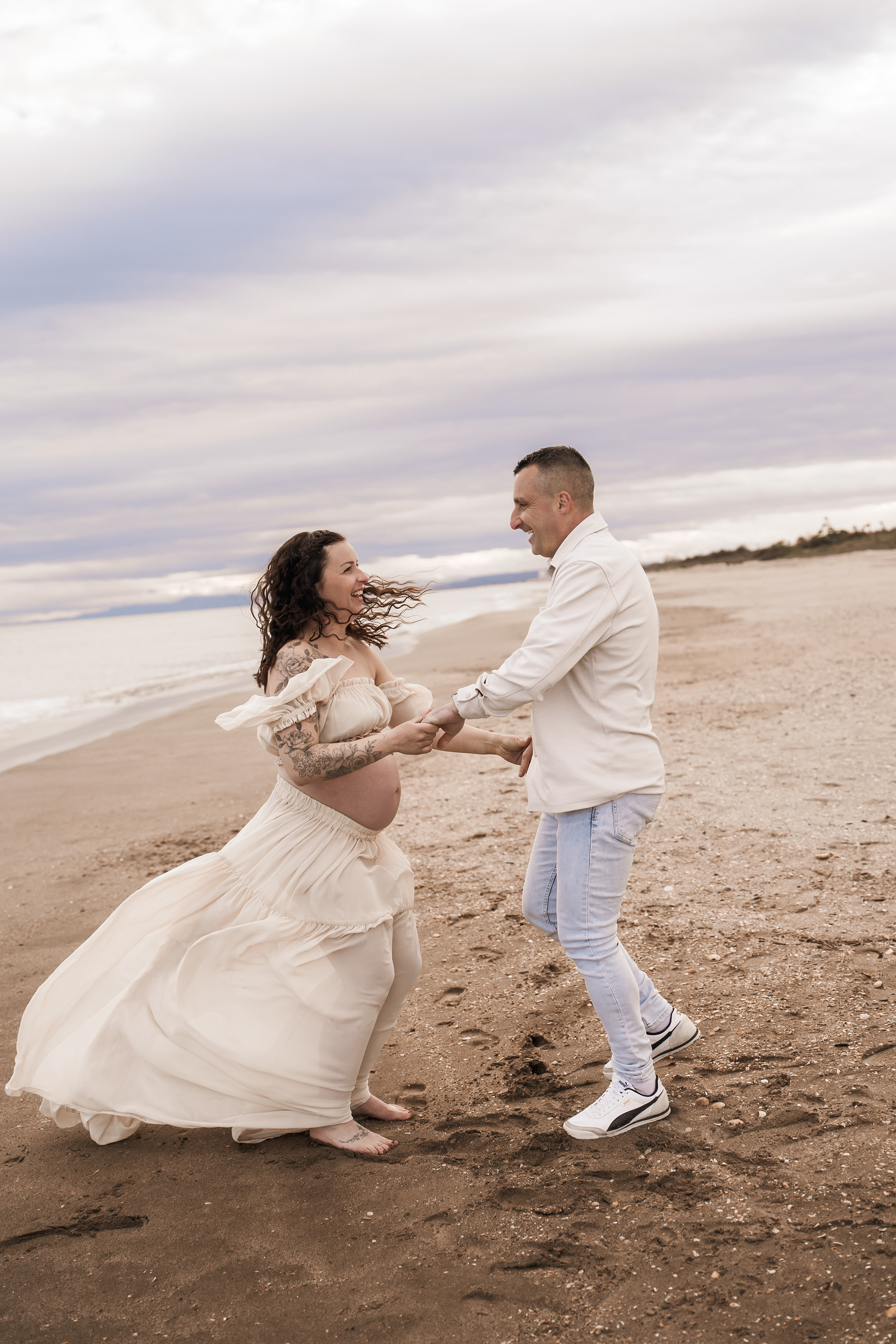 photo de grossesse en extérieur dans l’Hérault