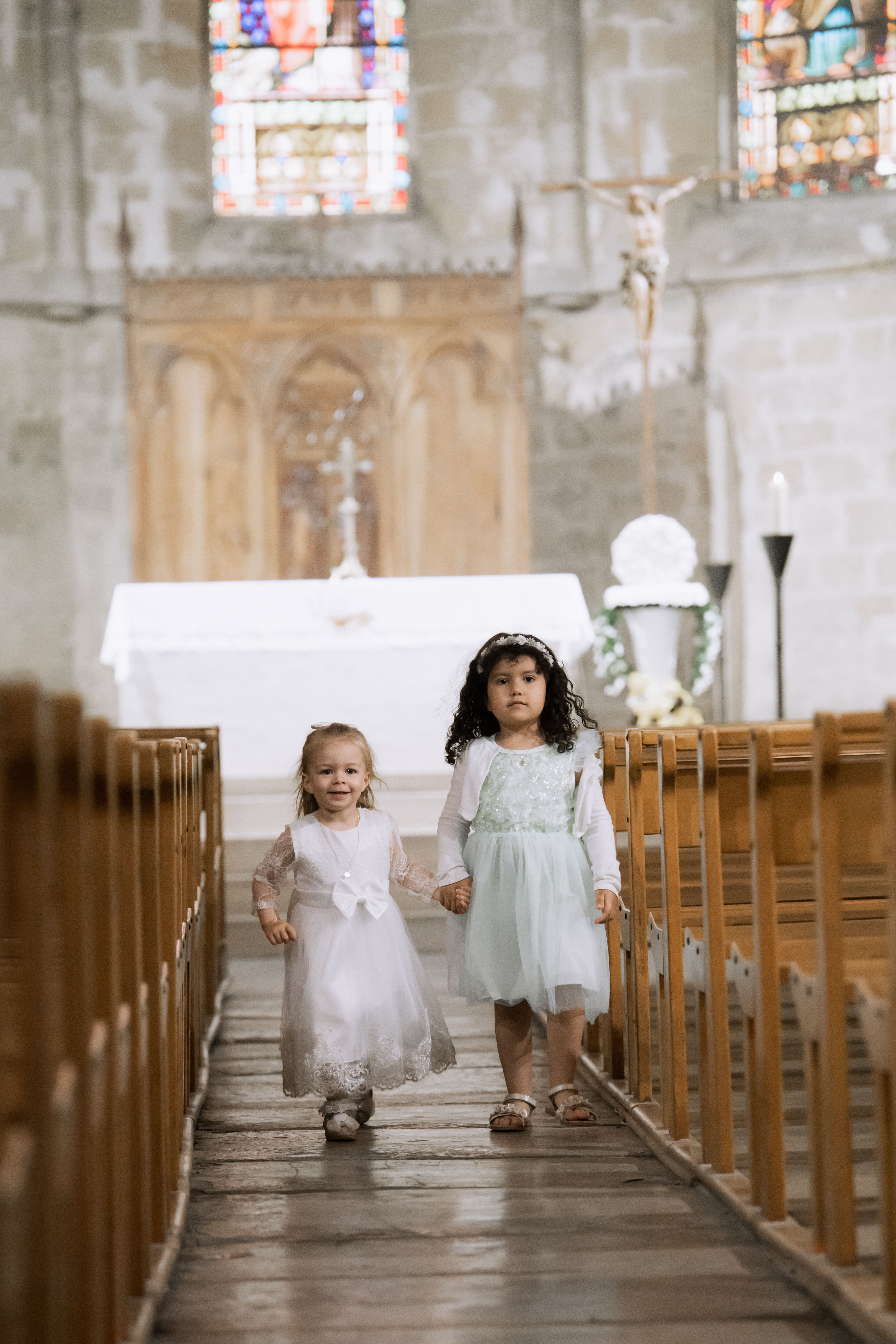 reportage photo baptême Mèze Hérault enfant