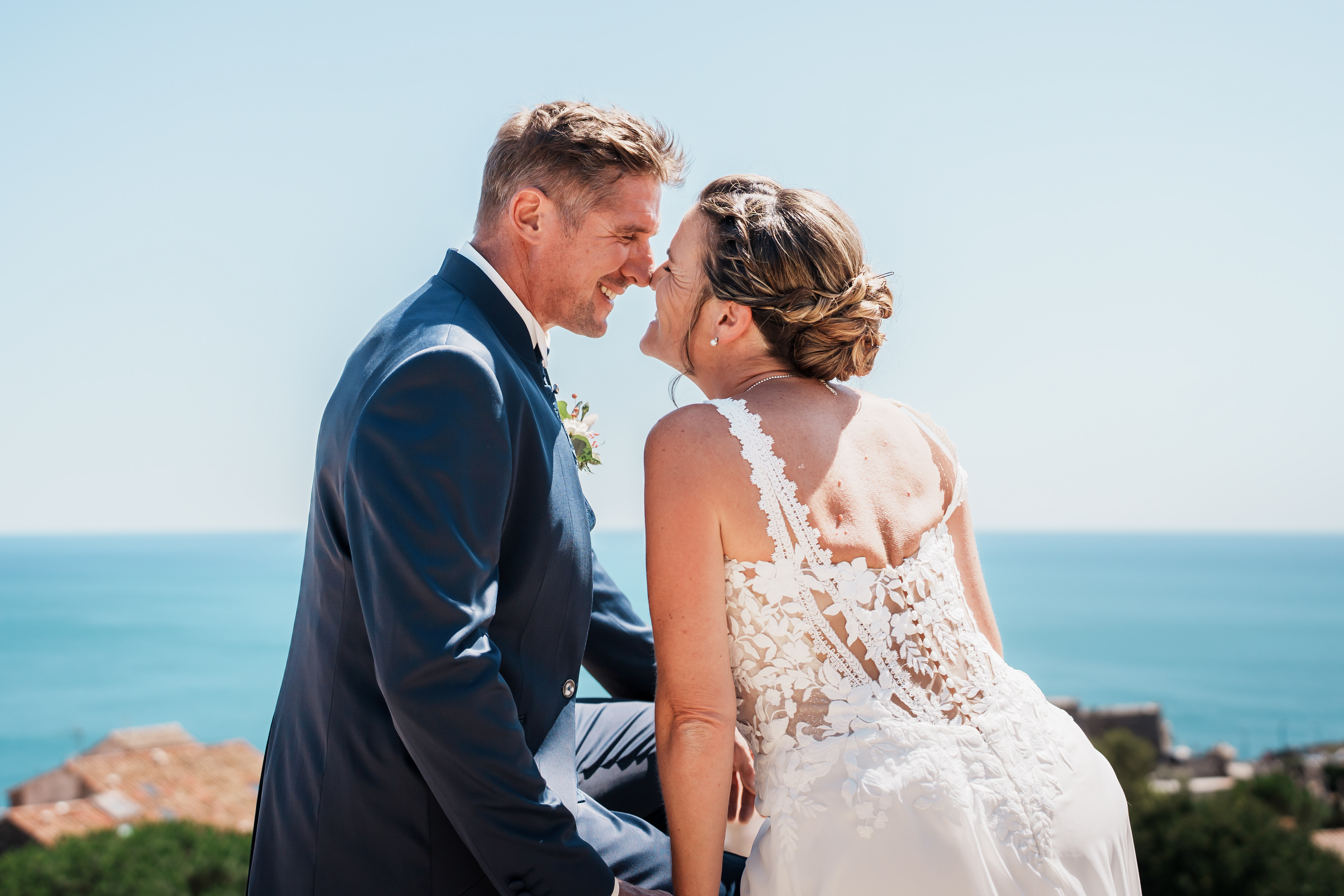 séance photo couple avec vue mer à Sète