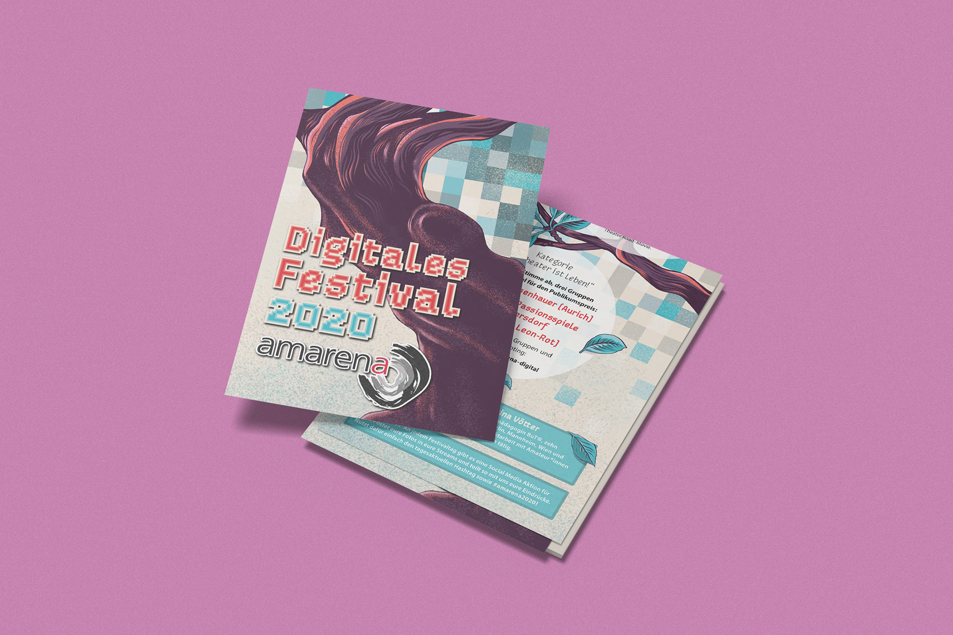 Cross Fold Flyer – folded