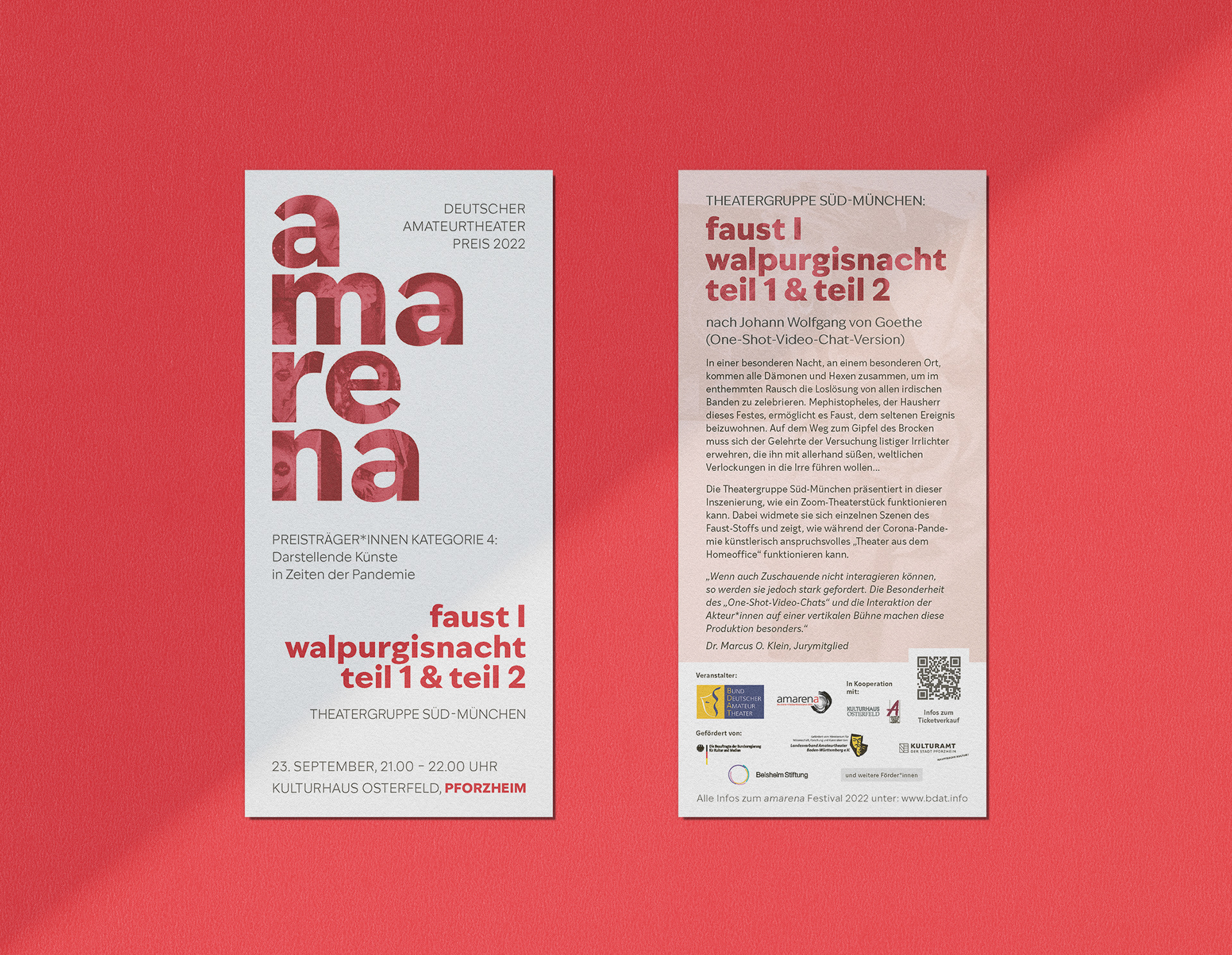 Festival Flyer Pforzheim – Mockup by Yeven_Popov / Freepik