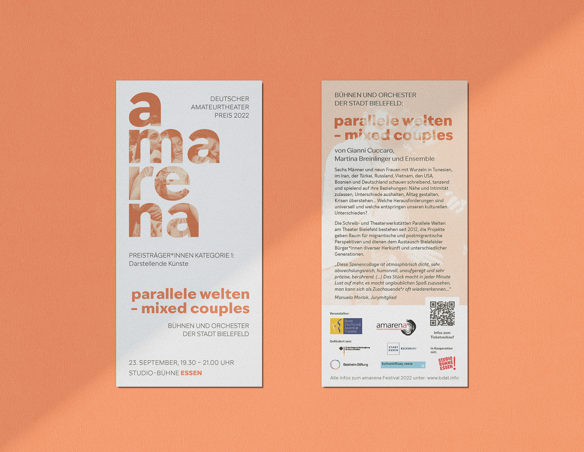 Festival Flyer Essen – Mockup by Yeven_Popov / Freepik