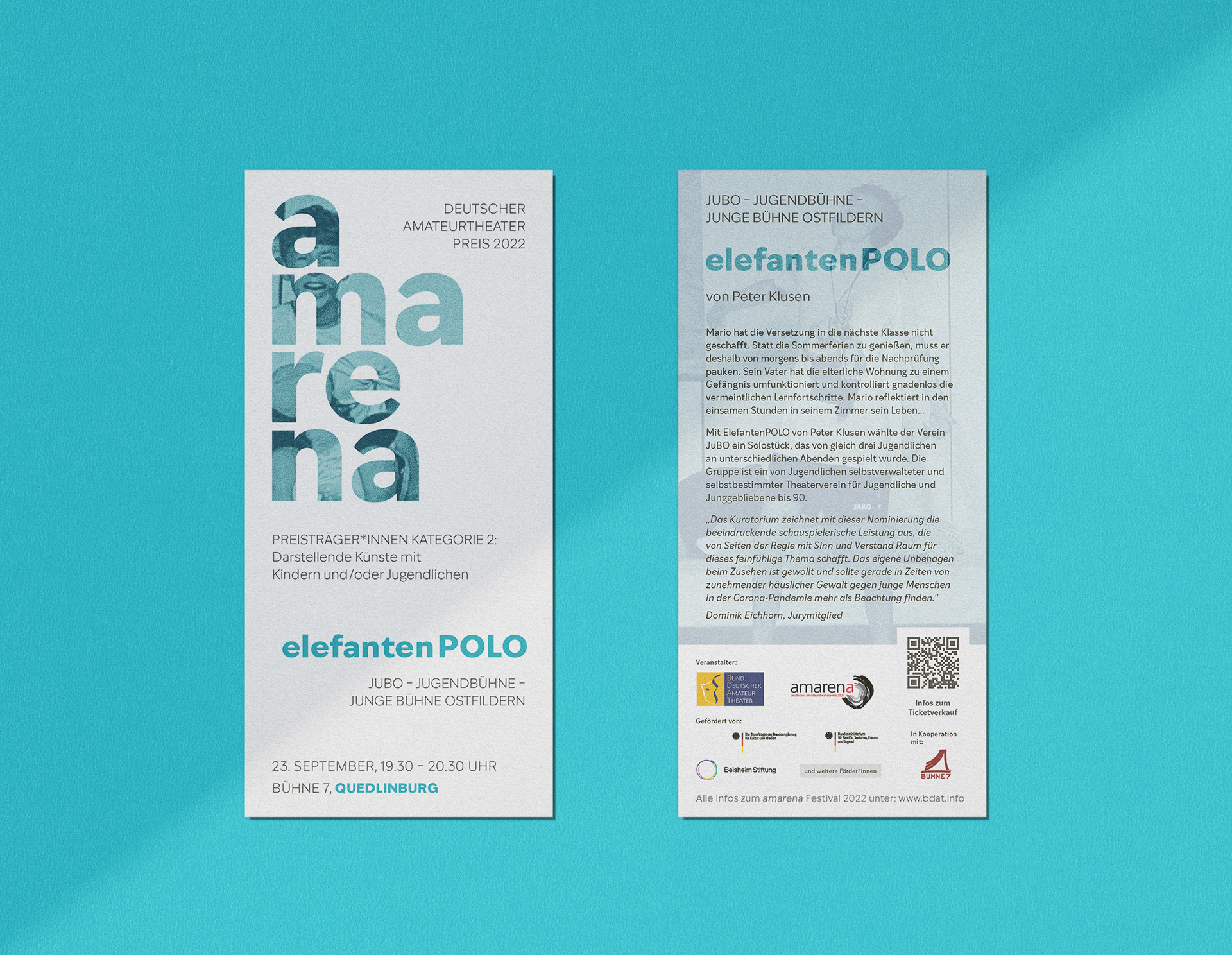 Festival Flyer Quedlinburg – Mockup by Yeven_Popov / Freepik