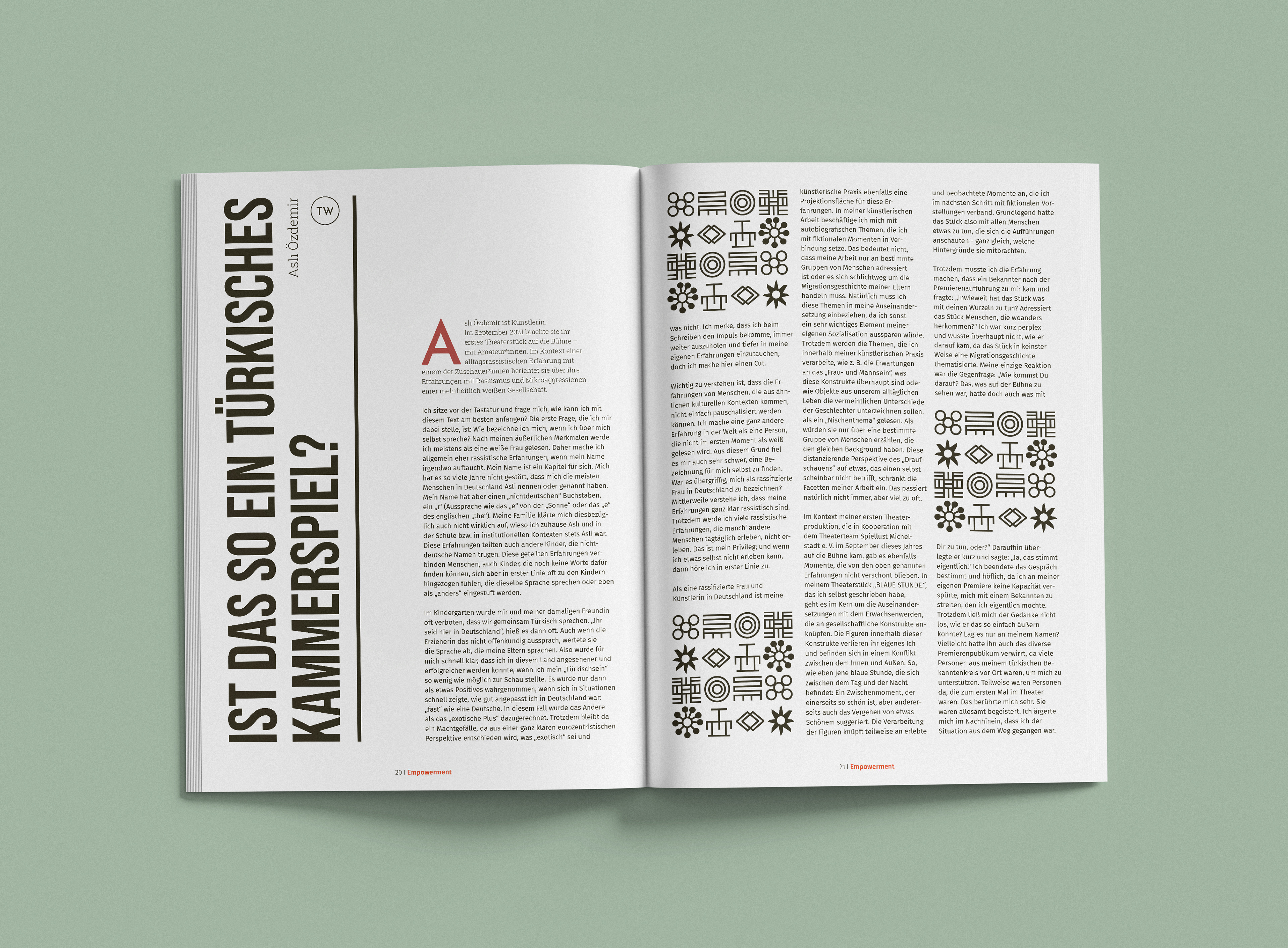 Layout: Benjamin Weisheit, Illustrations: Patricia Vester, Text: Aslı Özdemir