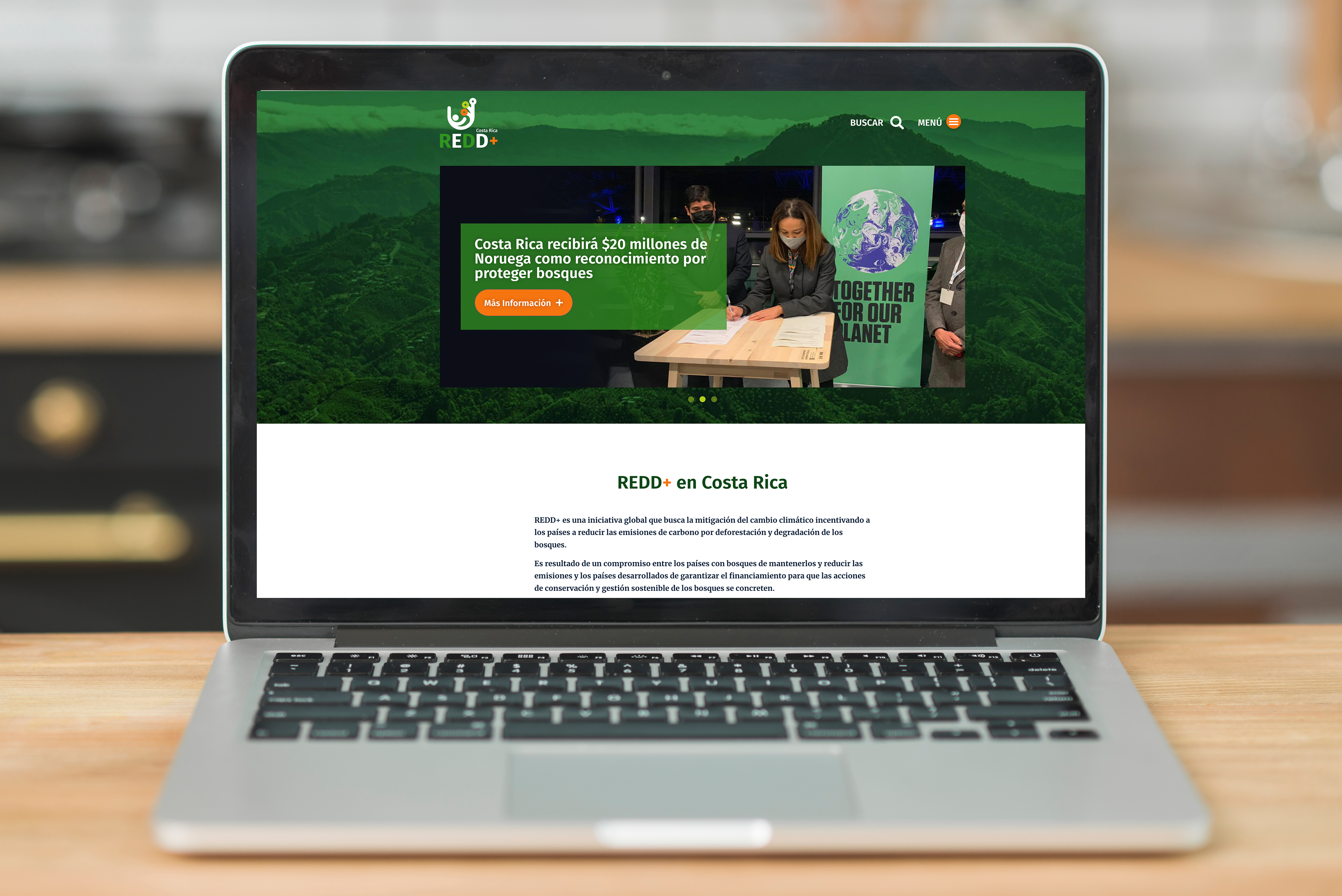Sitio Web con nuevo rediseño