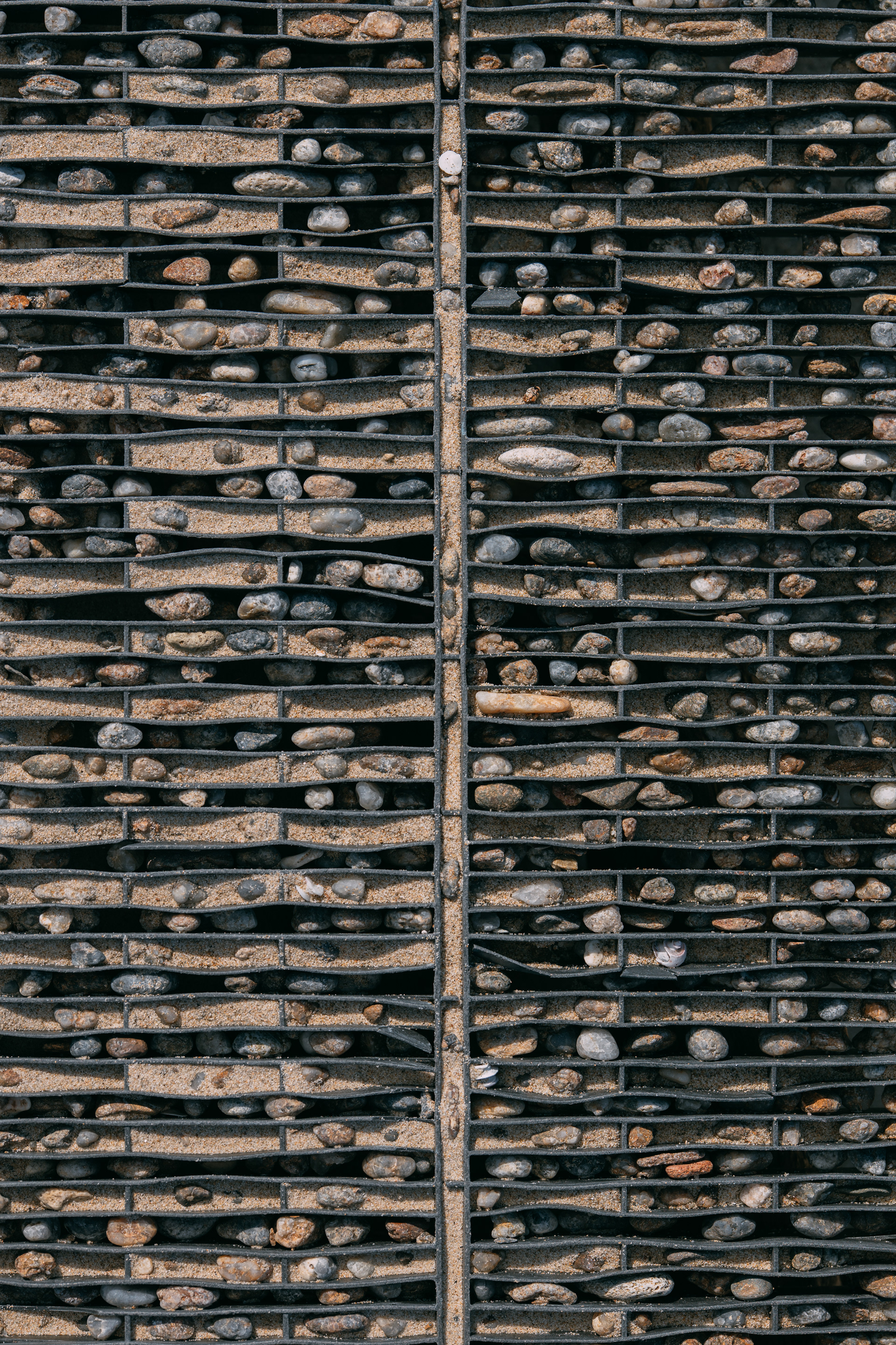 돌이 낀 폐필터