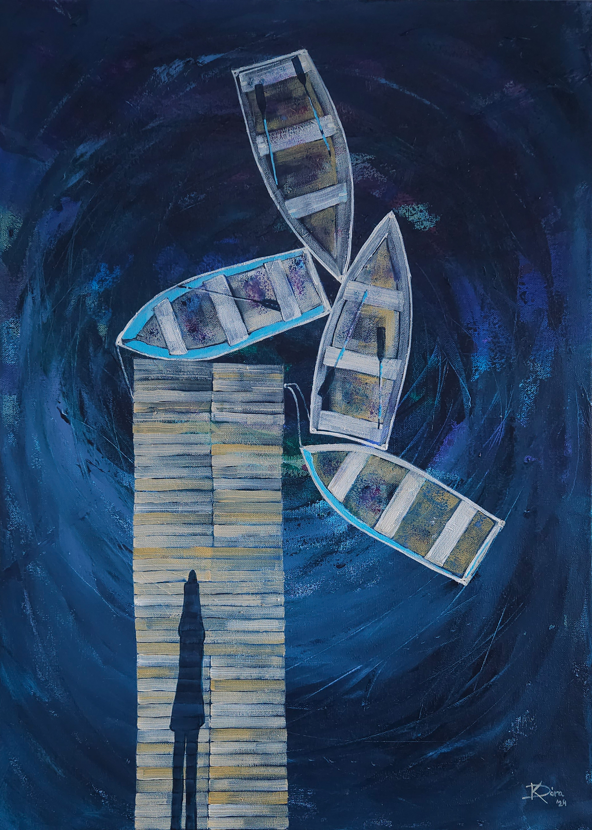 Történetek I. - 70x50cm, acrylic, canvas