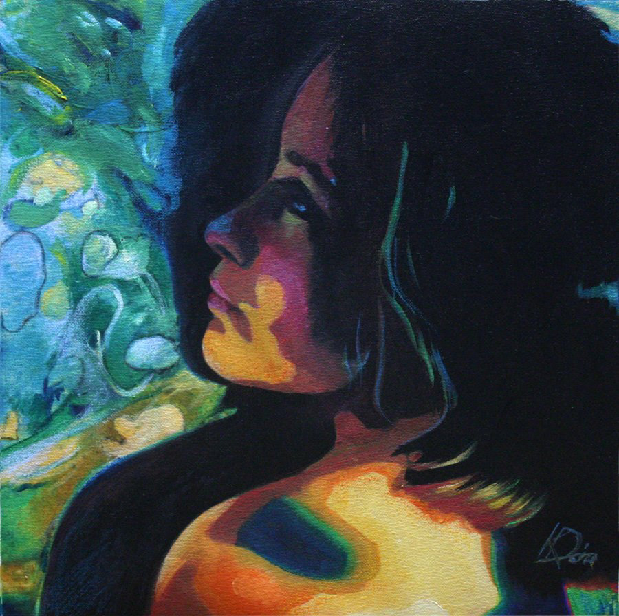 Dorci - 40x40 cm, canvas, acrylic