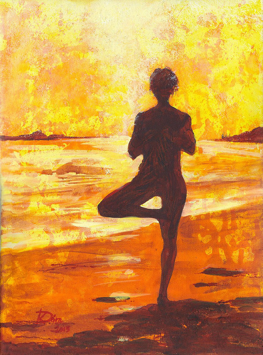 Egyensúlyban - 40x30 cm, acrylic, canvas