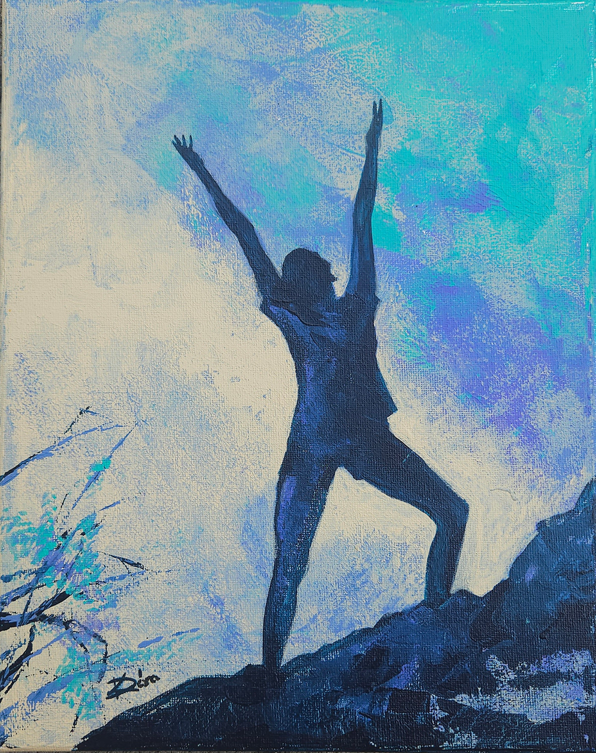 Igen! / Yes! - 30x25 cm, acrylic, canvas