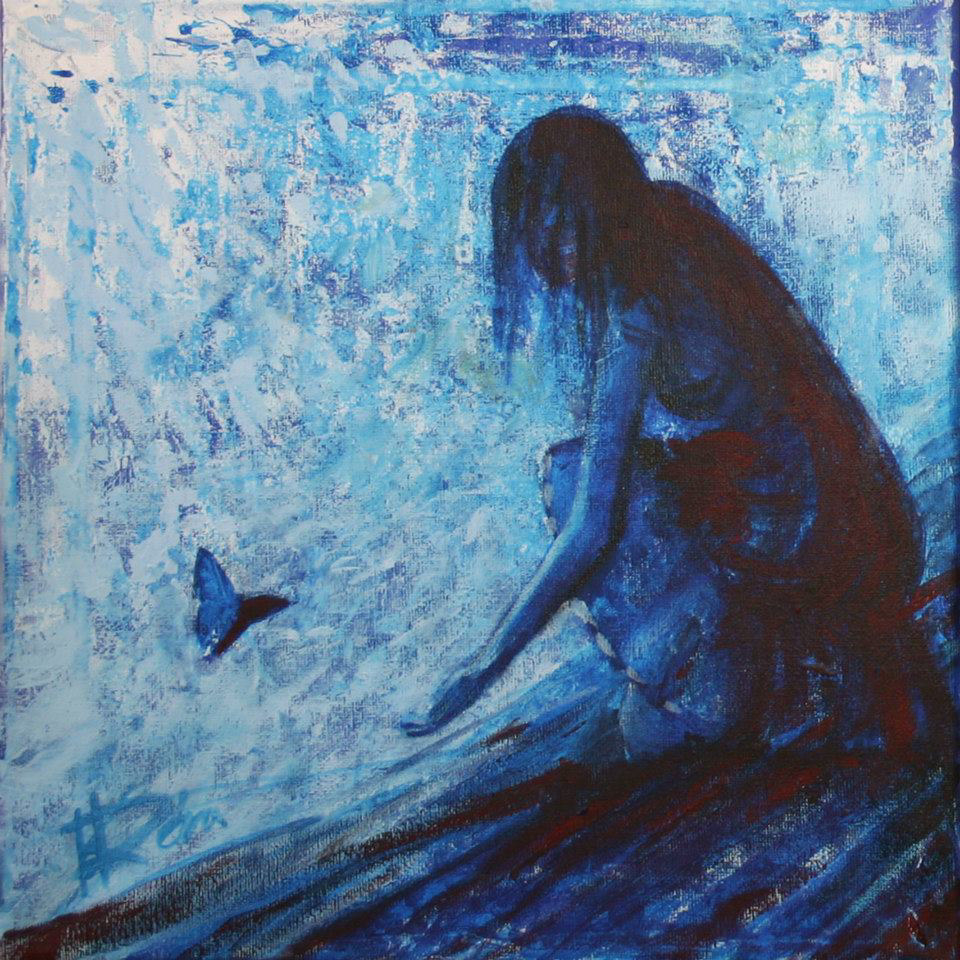 Találkozás - 30x30cm, acrylic, canvas