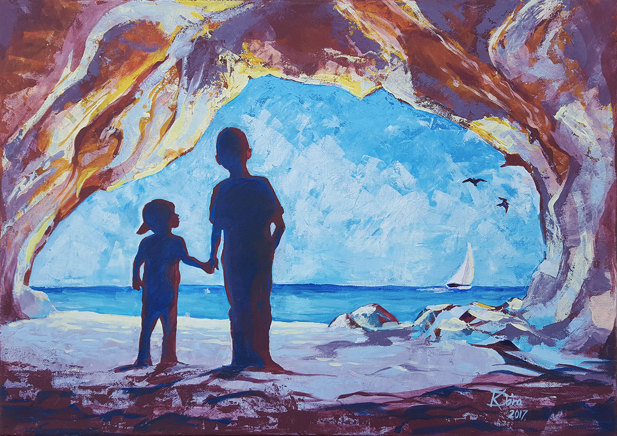 Együtt - 50x70 cm, acrylic, canvas