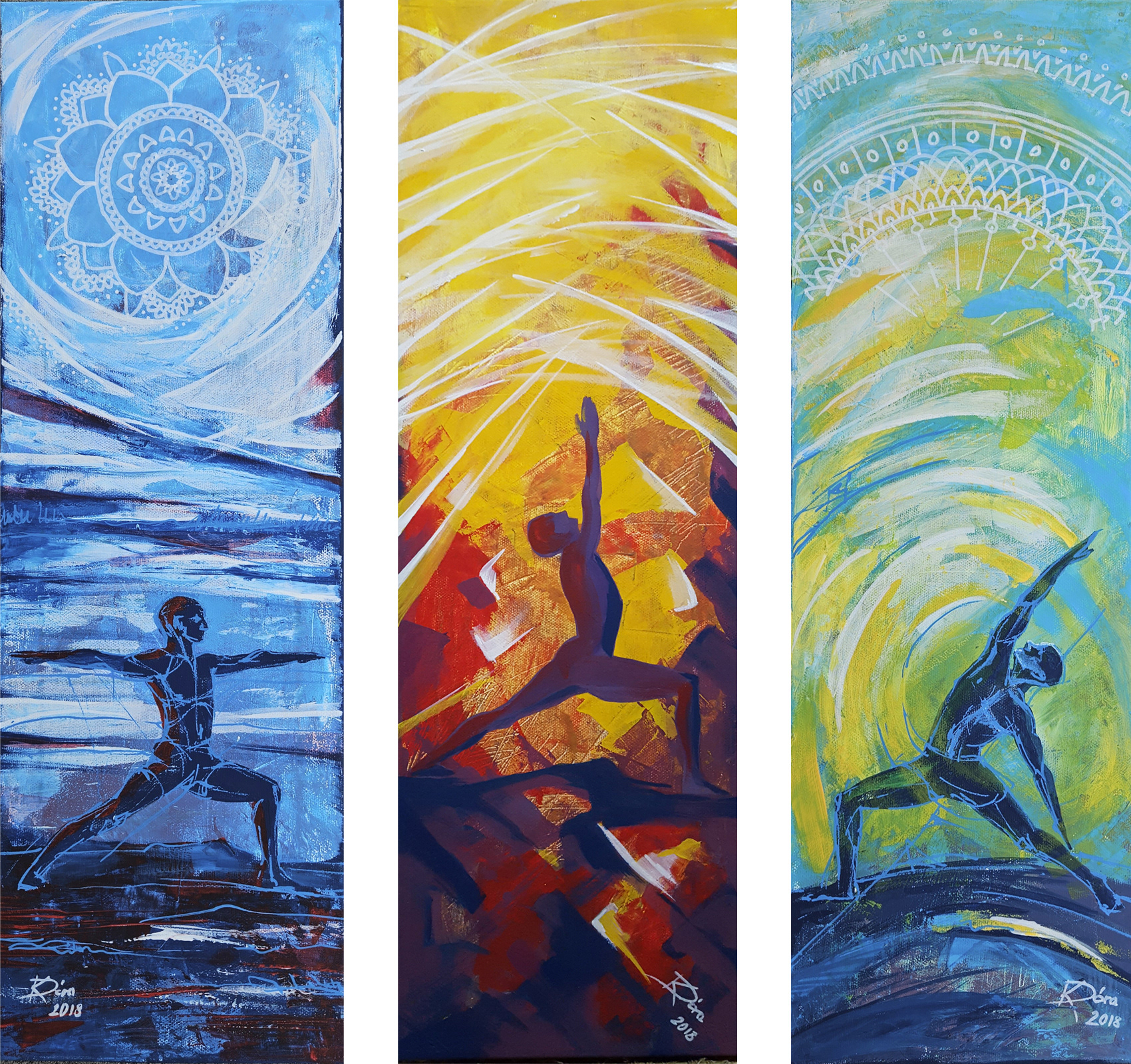 3db - 60x20 cm, canvas, acrylic