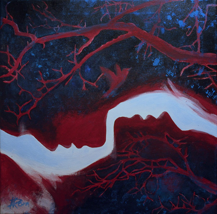 Szabadság - 40x40 cm, acrylic, canvas