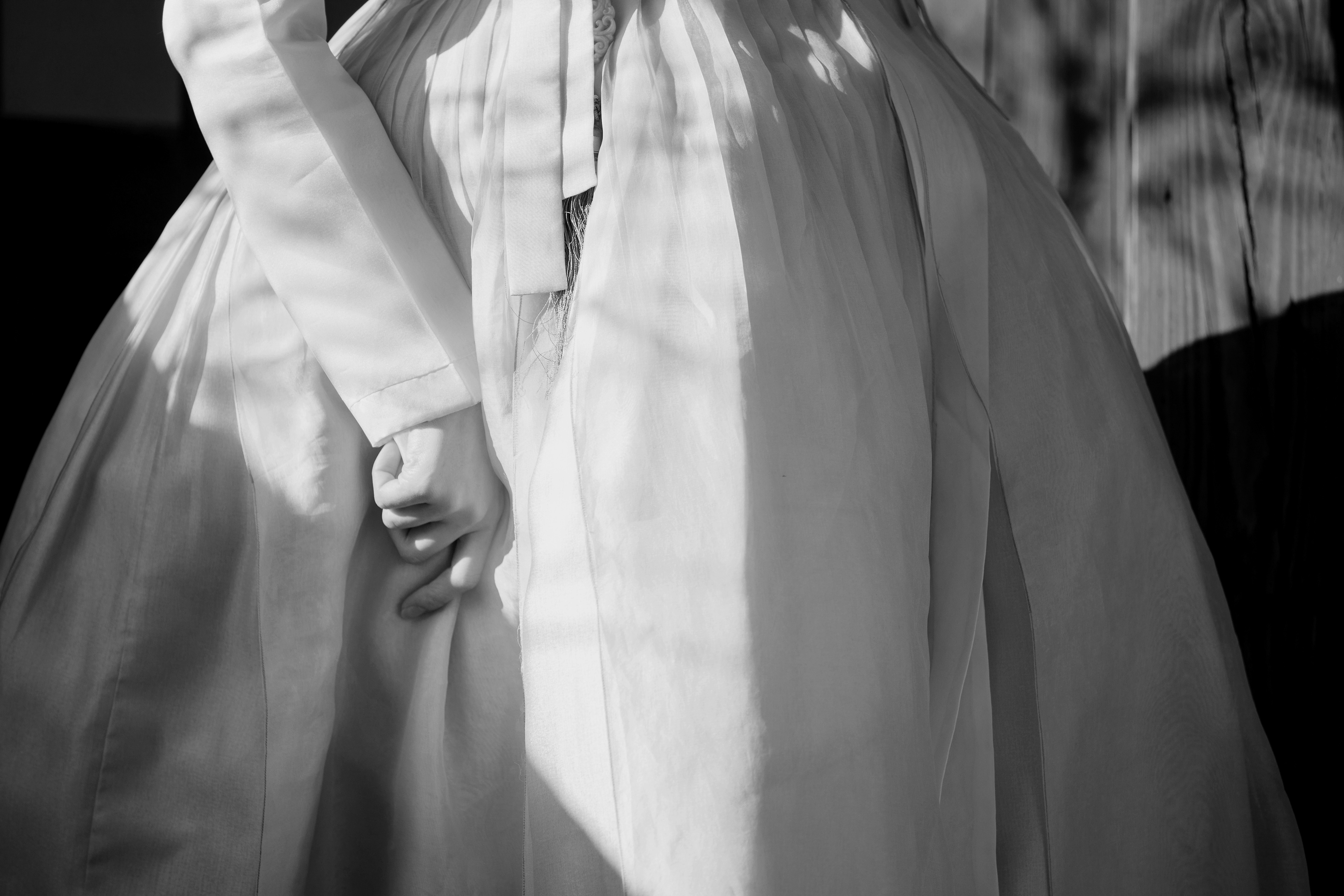 Man-gok line of the Hanbok skirt