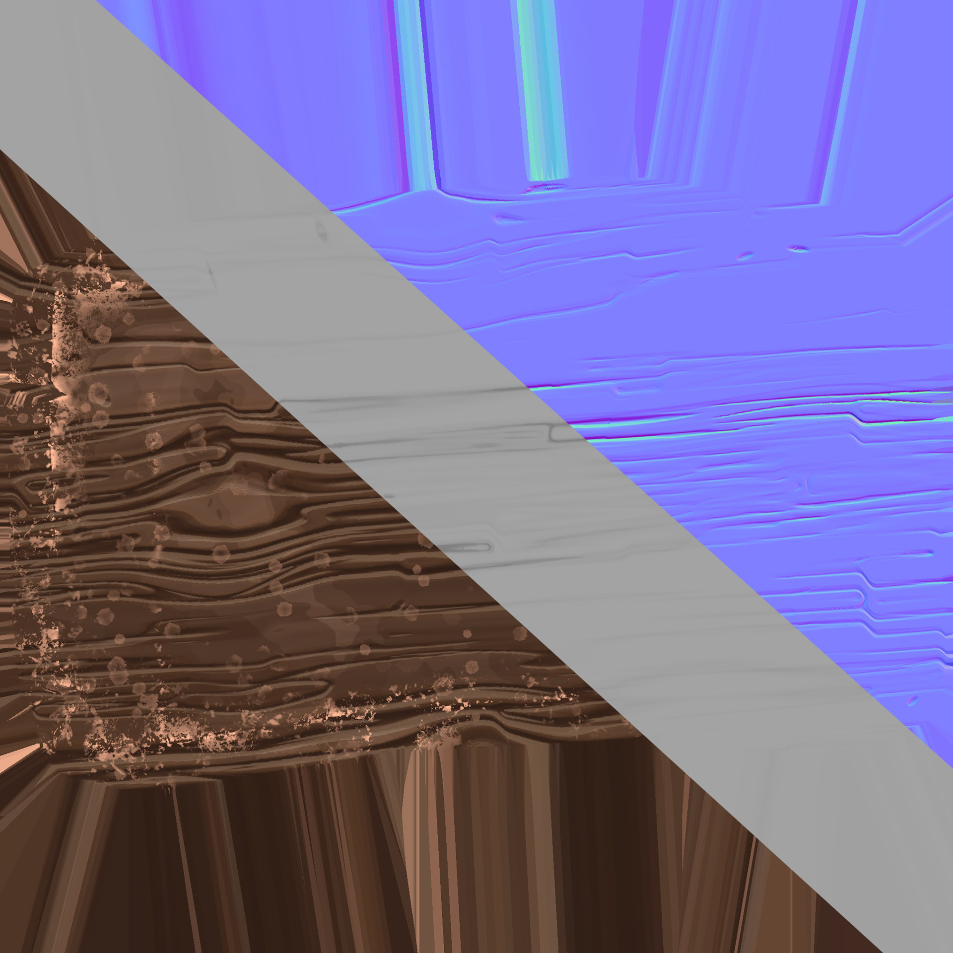 Base, Height, Normal Maps