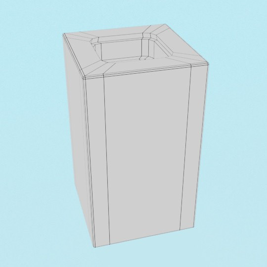 Trashcan Wireframe