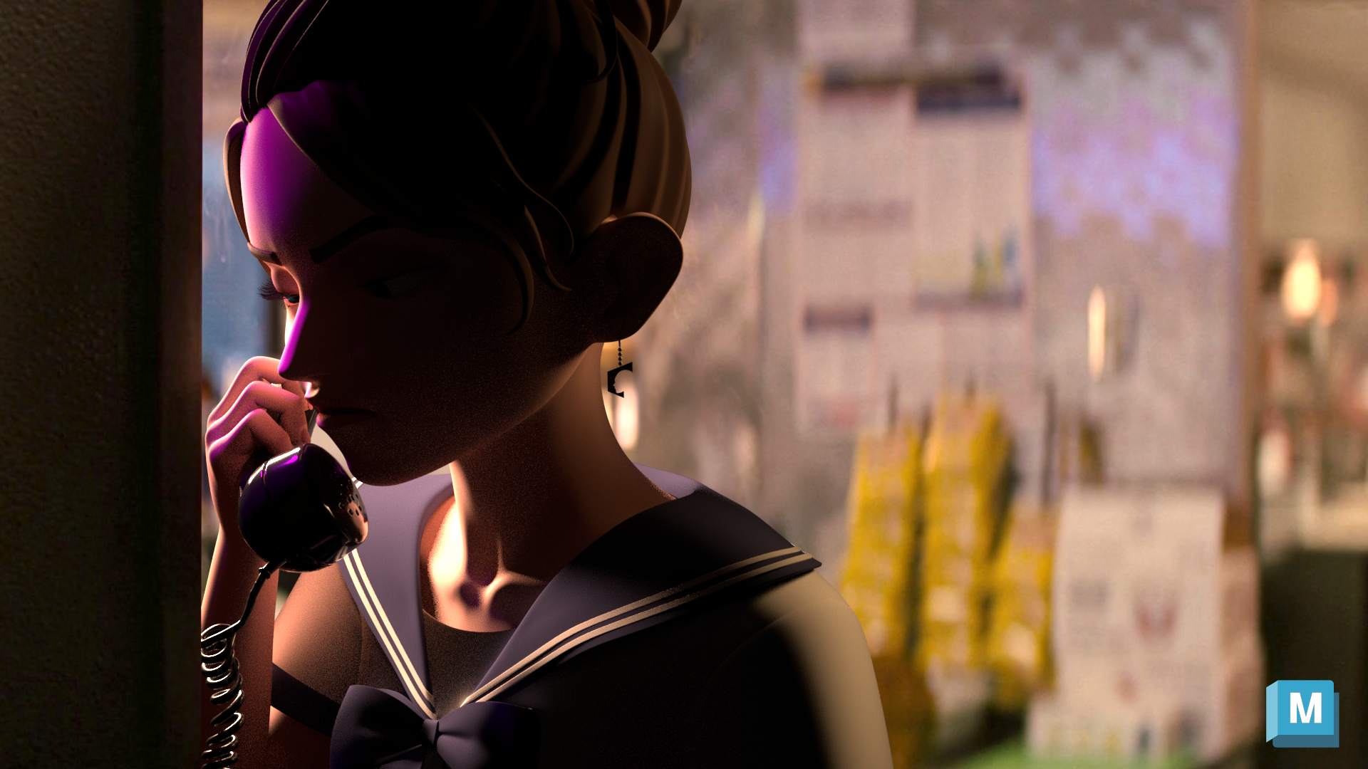 Responsible for lighting, model sourced from AnimProps.