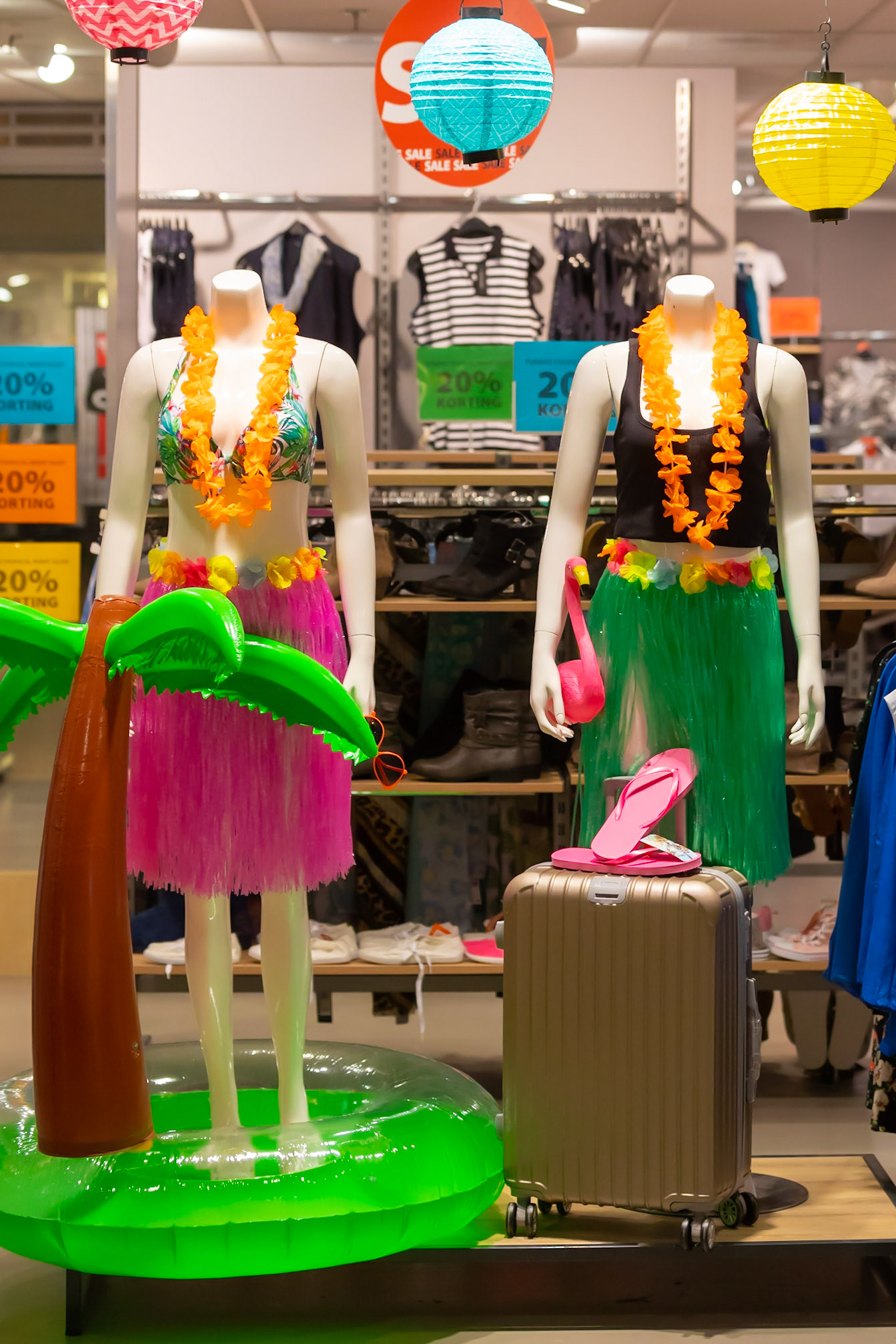 Tropical Shopping Night in WC Kronenburg te Arnhem.