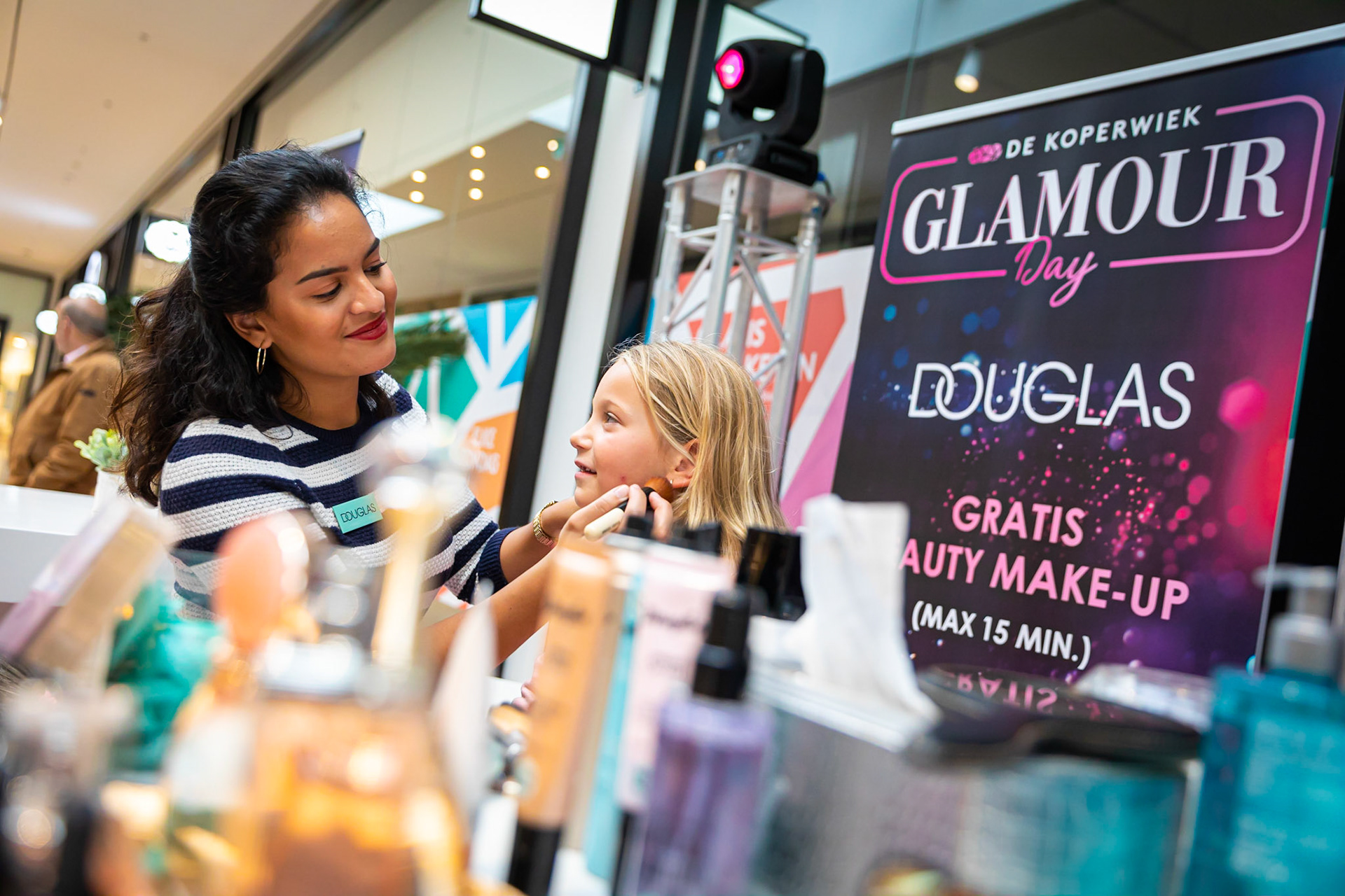 Glamour Day in winkelcentrum De Koperwiek te Capelle aan den IJssel.