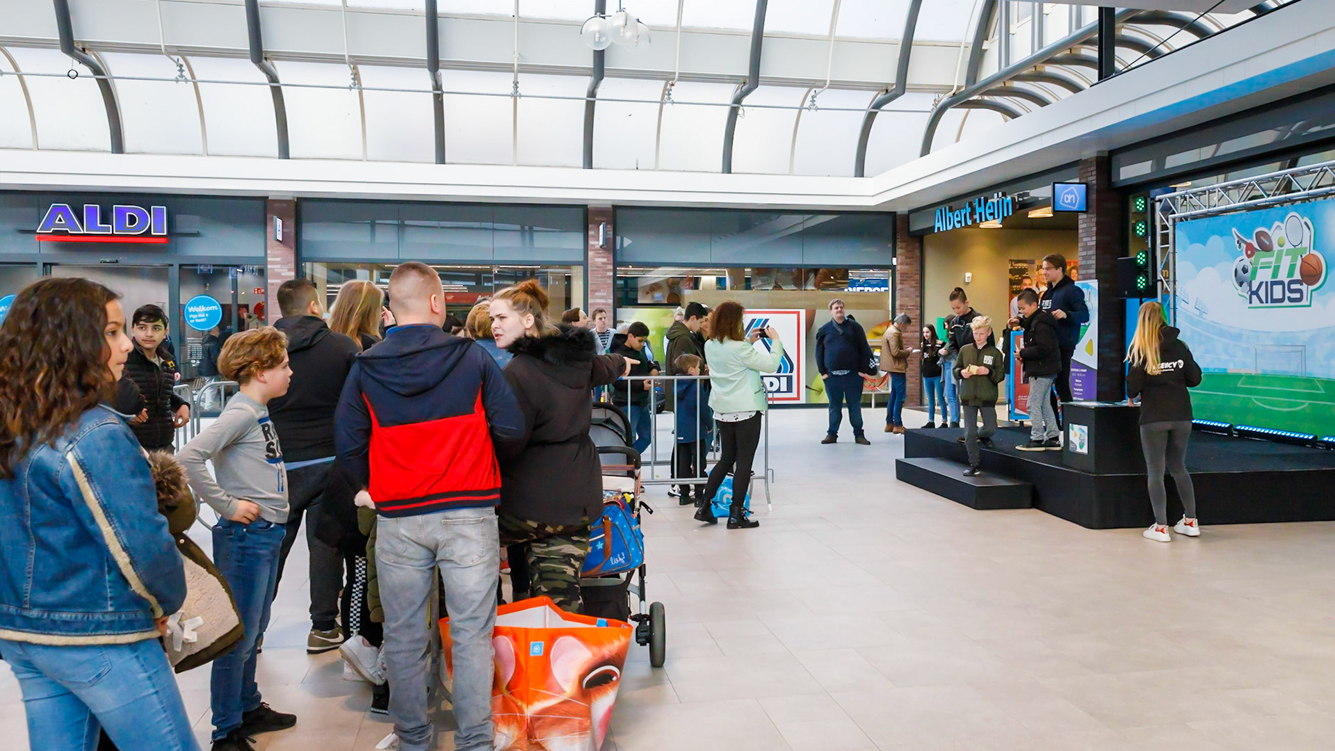 Fit Kids in winkelcentrum Presikhaaf te Arnhem.