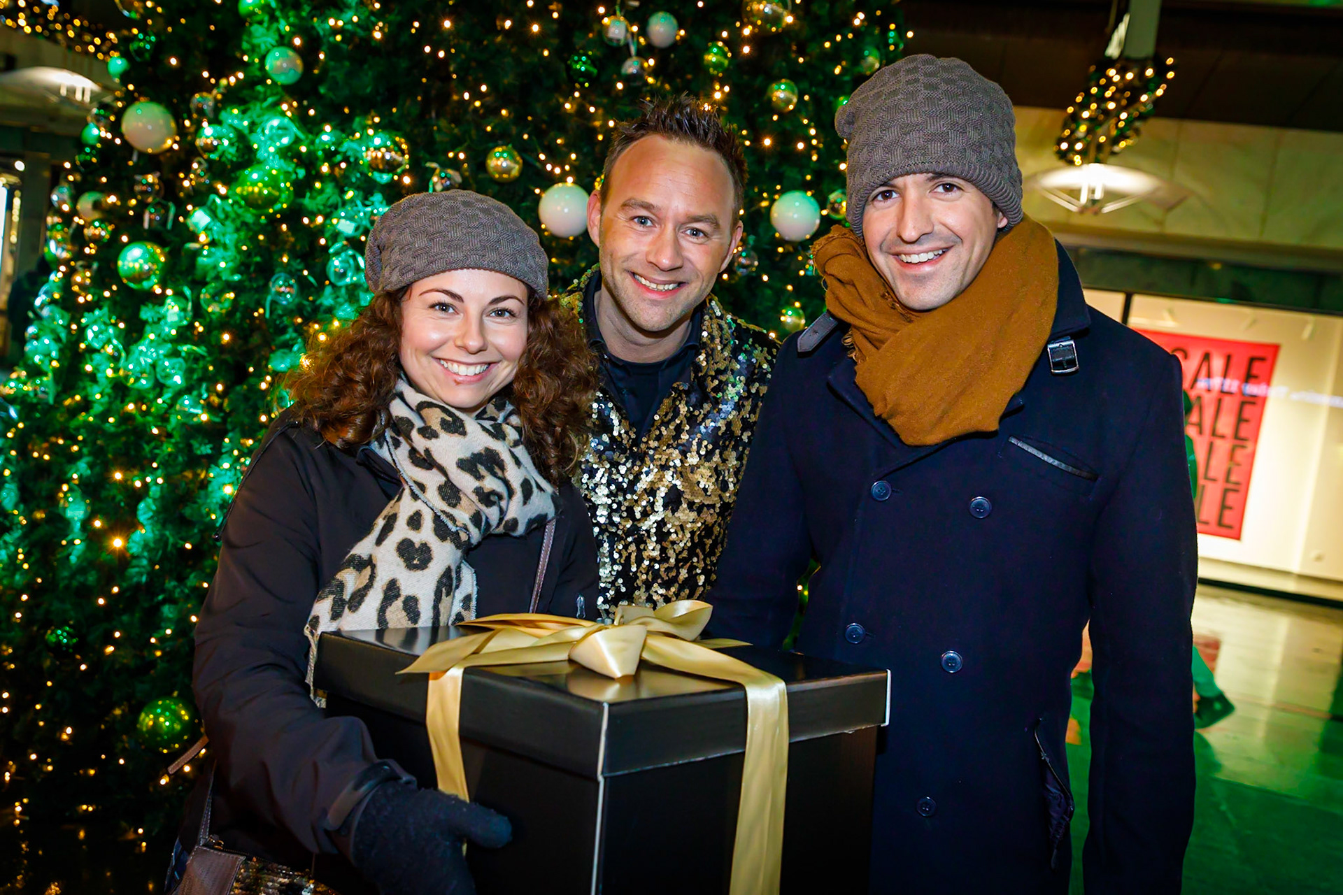 The Christmas Button in de Koopgoot Rotterdam.