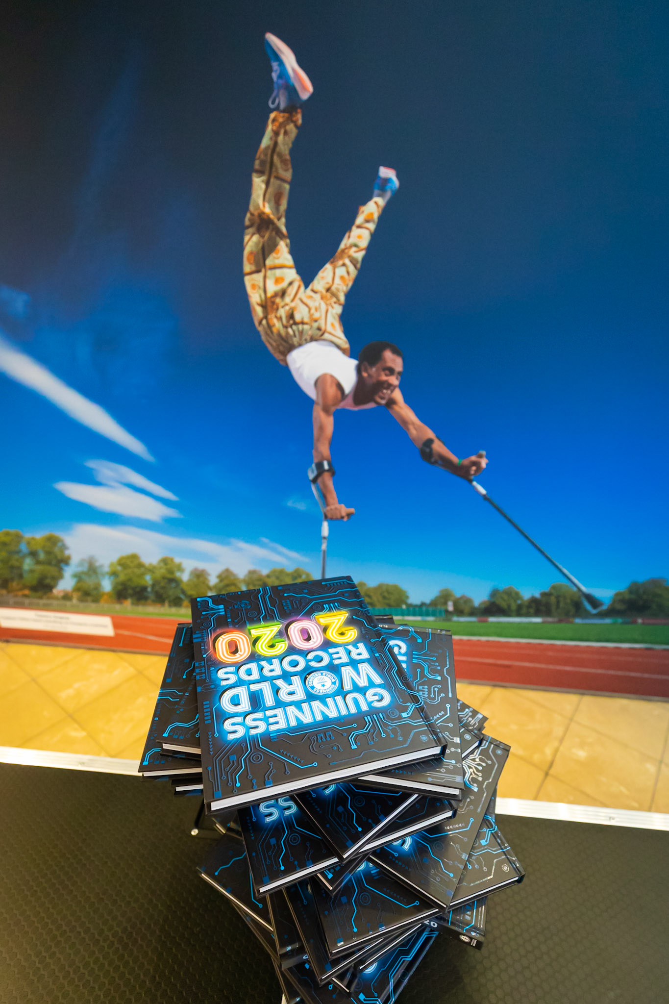 Guinness World Records Live in winkelcentrum Kronenburg te Arnhem.