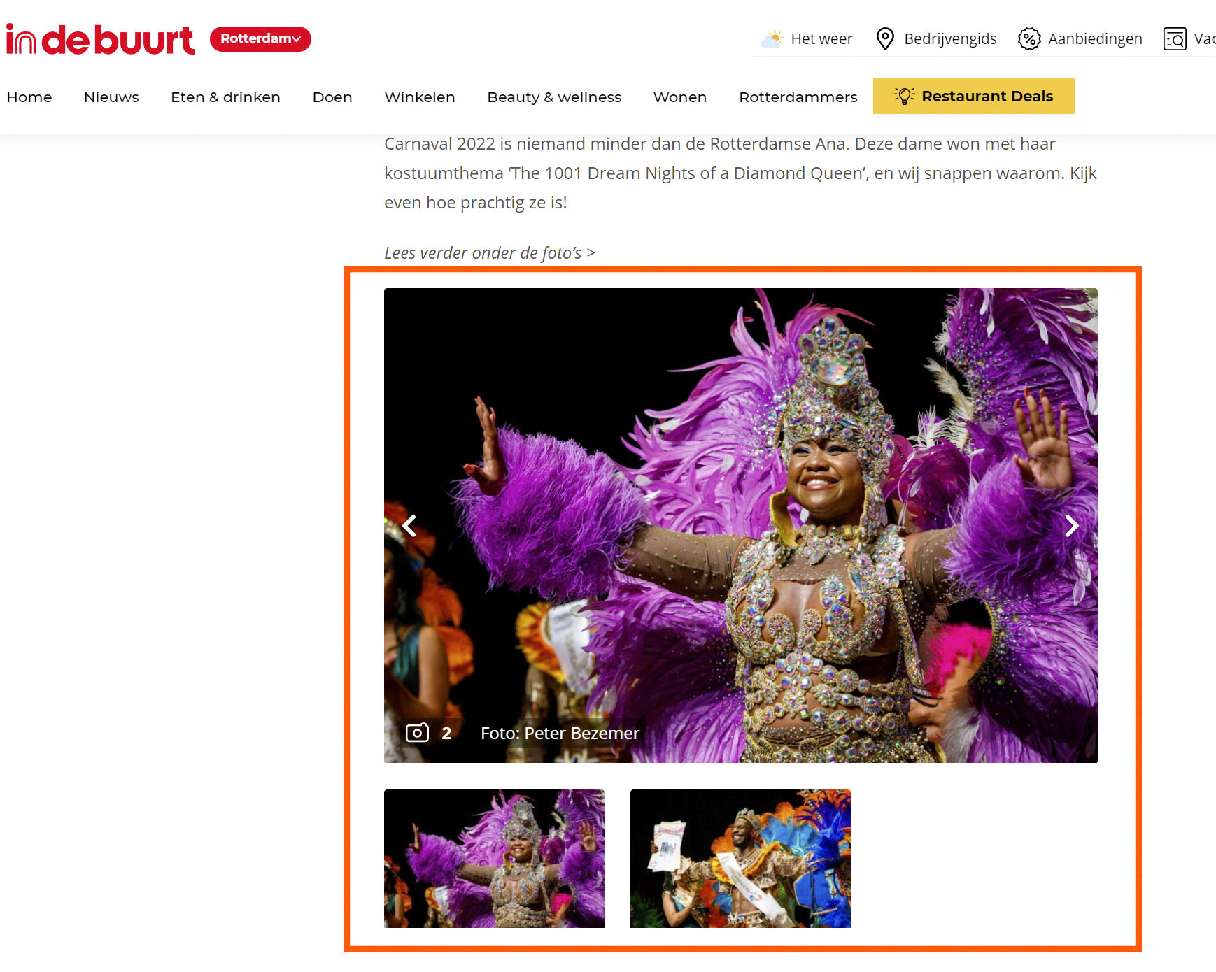 Indebuurt.nl - Zomercarnaval Rotterdam Royalty Election 2022