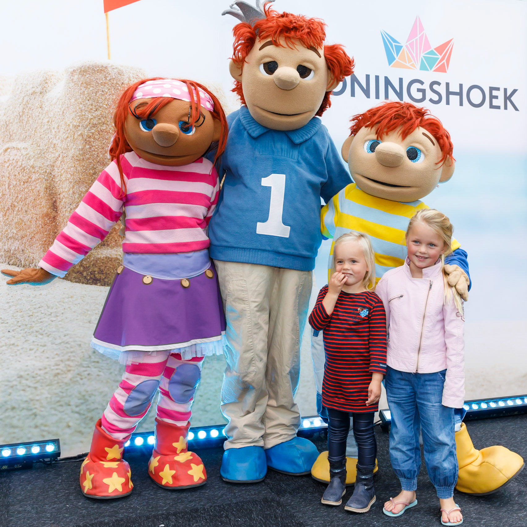 Heropening winkelcentrum Koningshoek te Maassluis.