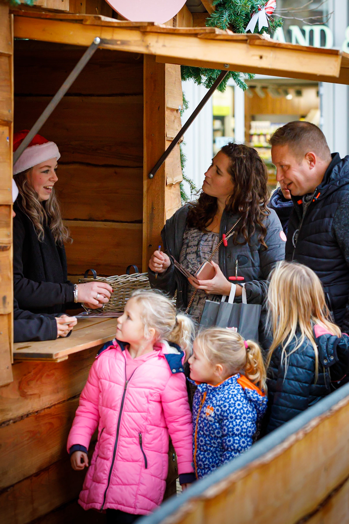 Het Kerstbomen Doolhof in Leidsche Rijn Centrum te Utrecht.