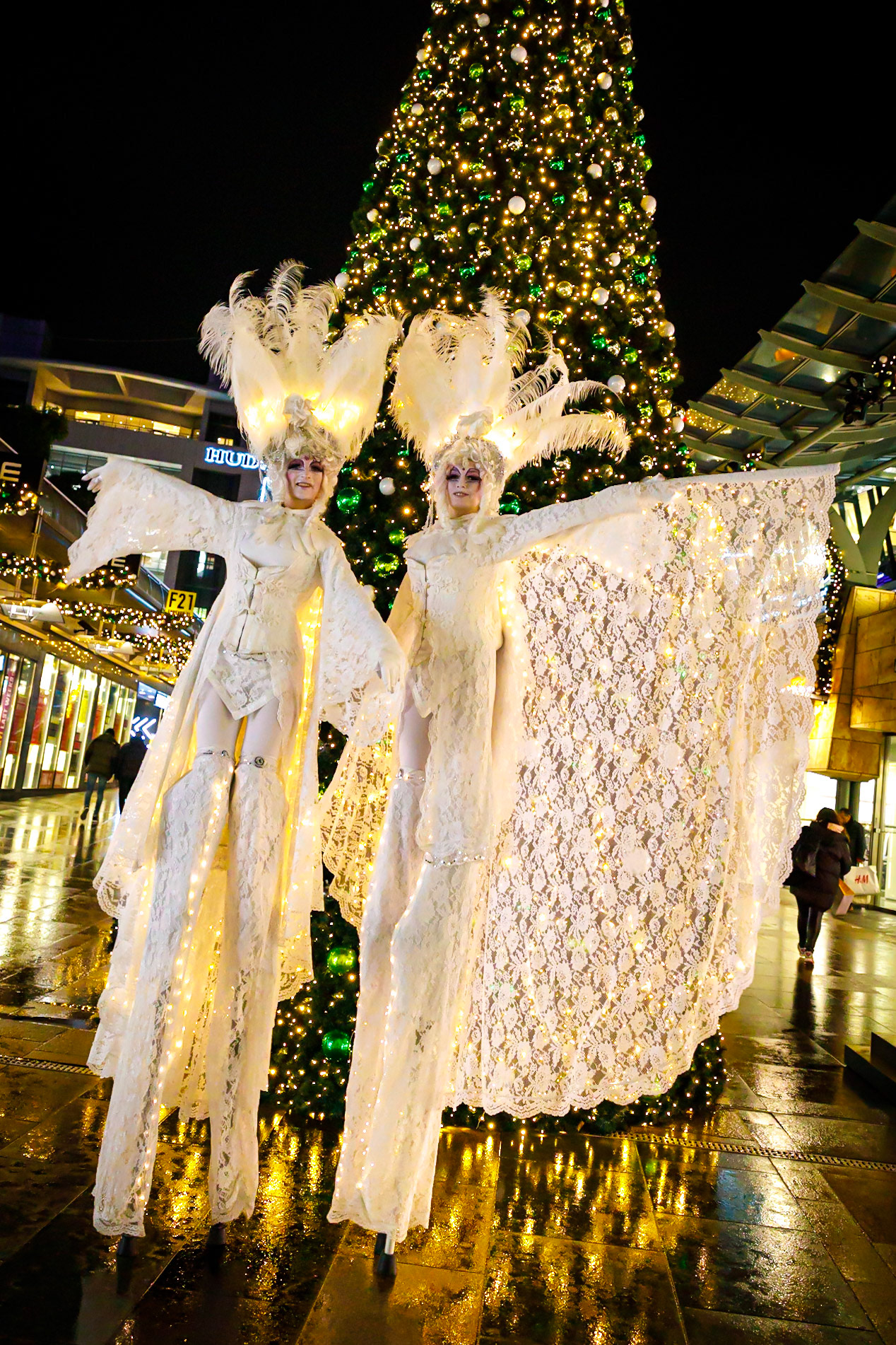 The Christmas Button in de Koopgoot Rotterdam.