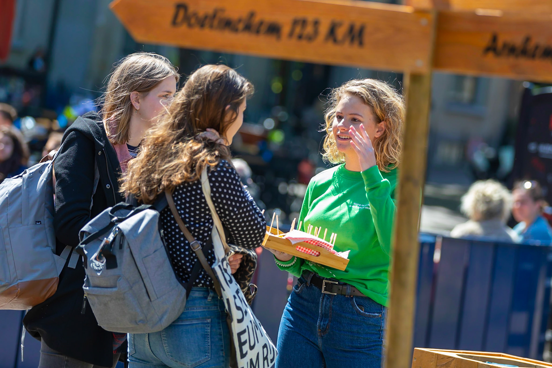 Spring op de fiets in de Gelderse streken te Den Haag.