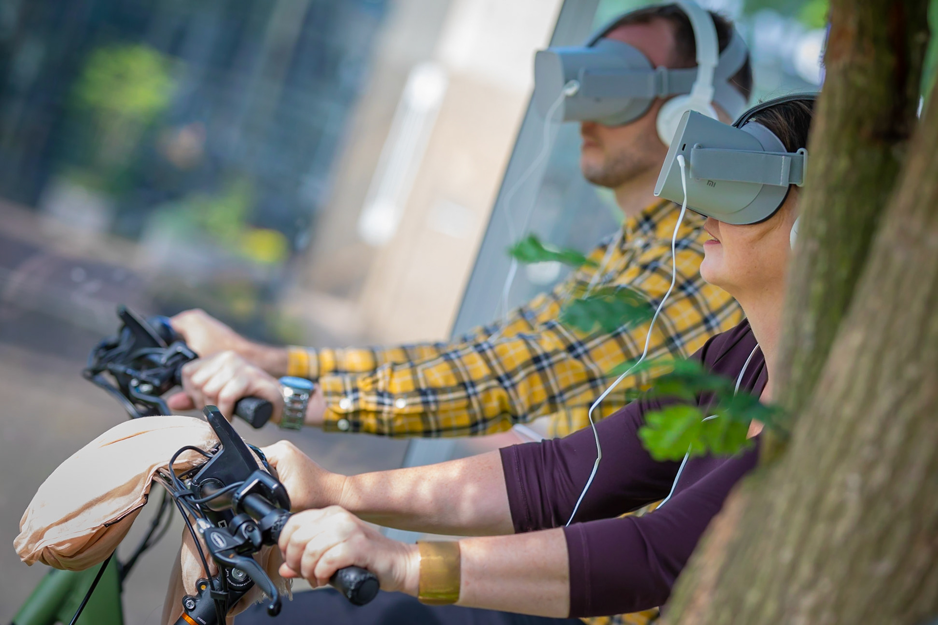 Spring op de fiets in de Gelderse streken te Den Haag.
