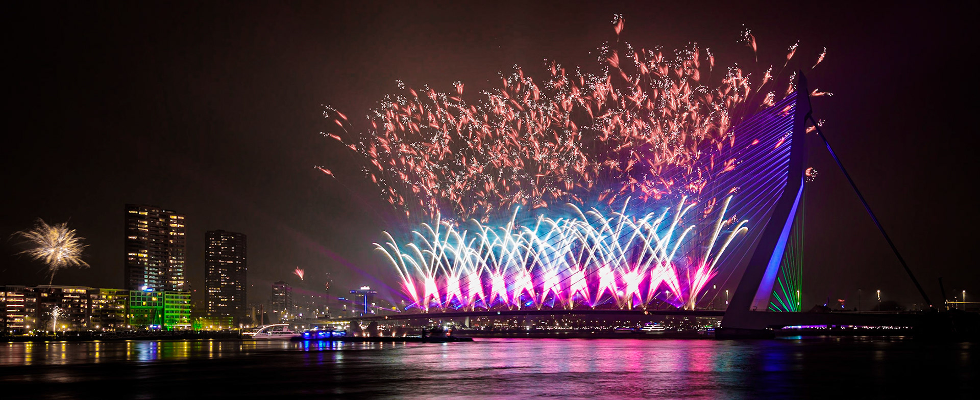 Het Nationale Vuurwerk Rotterdam 2019/2020.