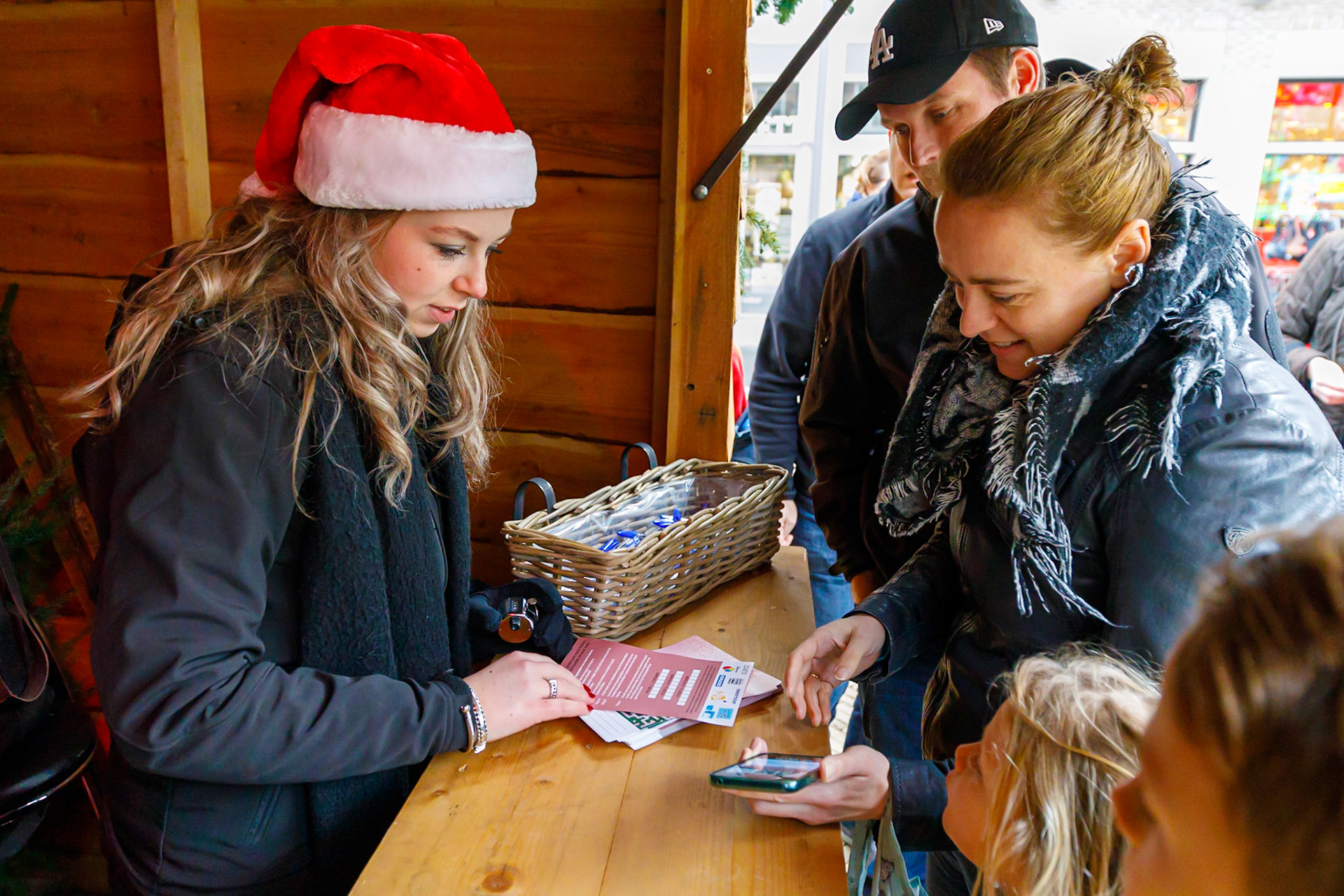 Het Kerstbomen Doolhof in Leidsche Rijn Centrum te Utrecht.