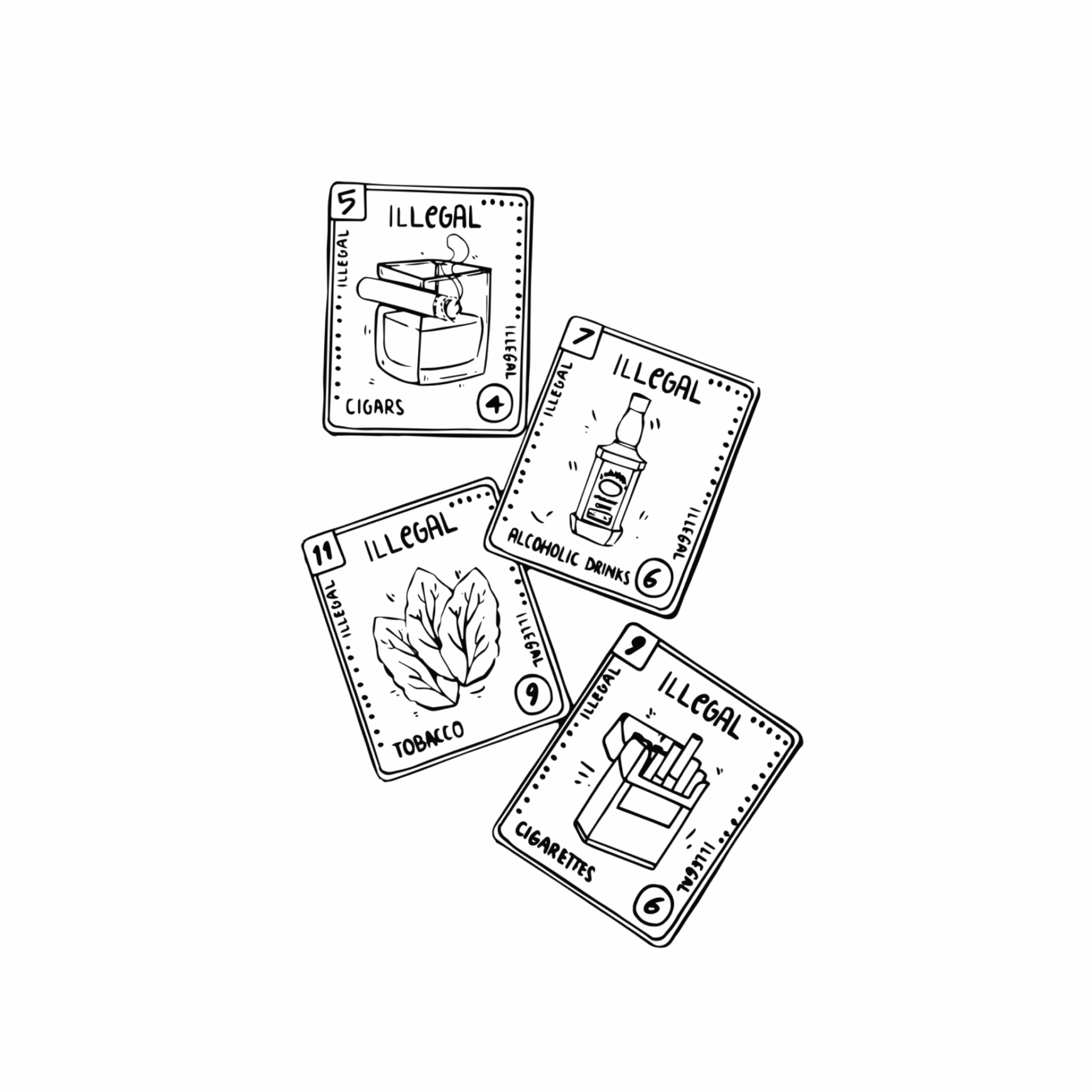 ILLEGAL CARDS